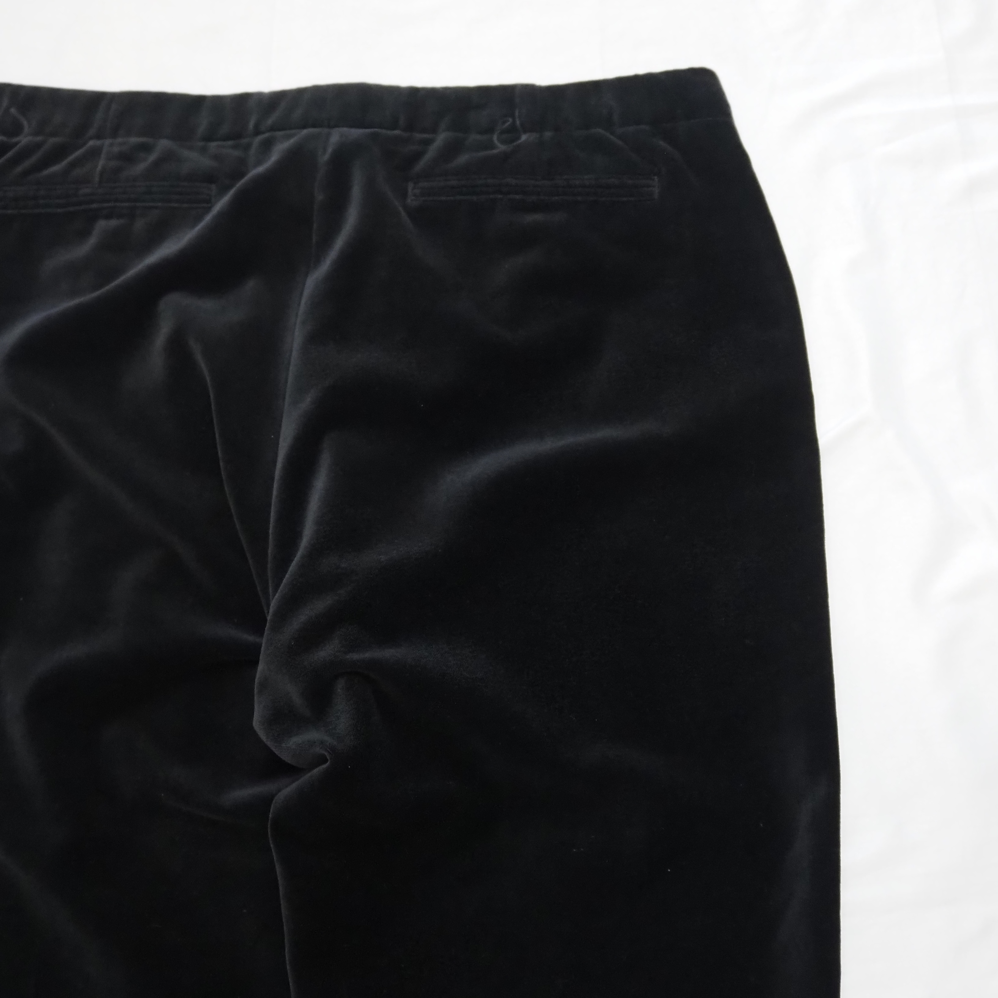 90’s Ralph Lauren ベロアパンツ ブラック 34×32 の画像 14