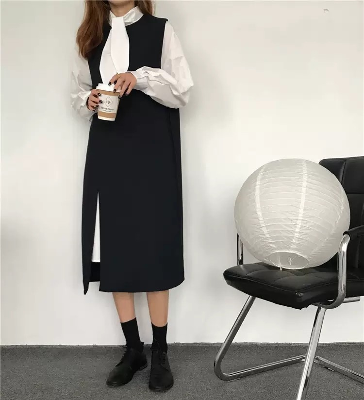 ボウタイブラウスセットワンピース 9 Mesty