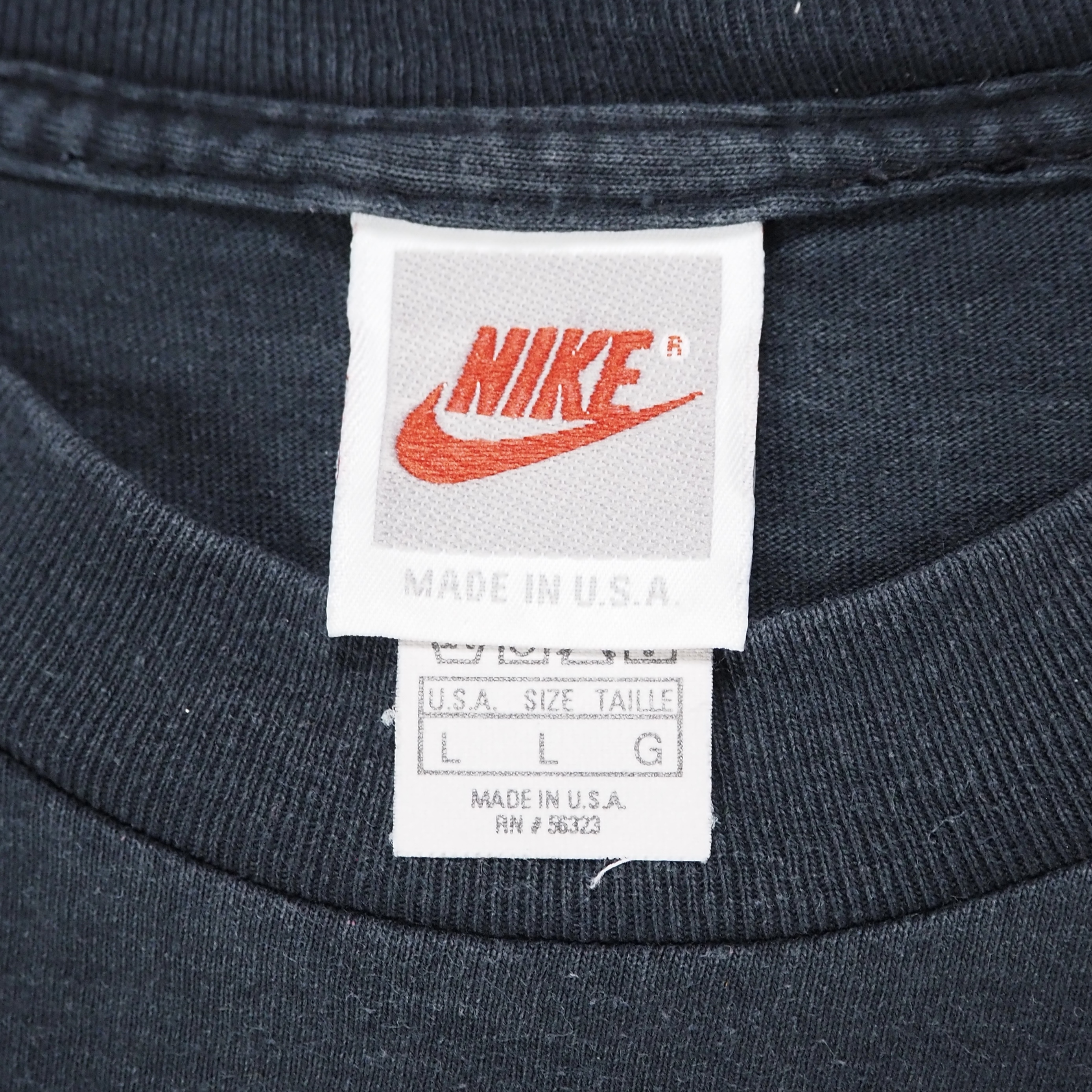 90’s NIKE Tシャツ Lサイズ ブラック 銀タグ の画像 7