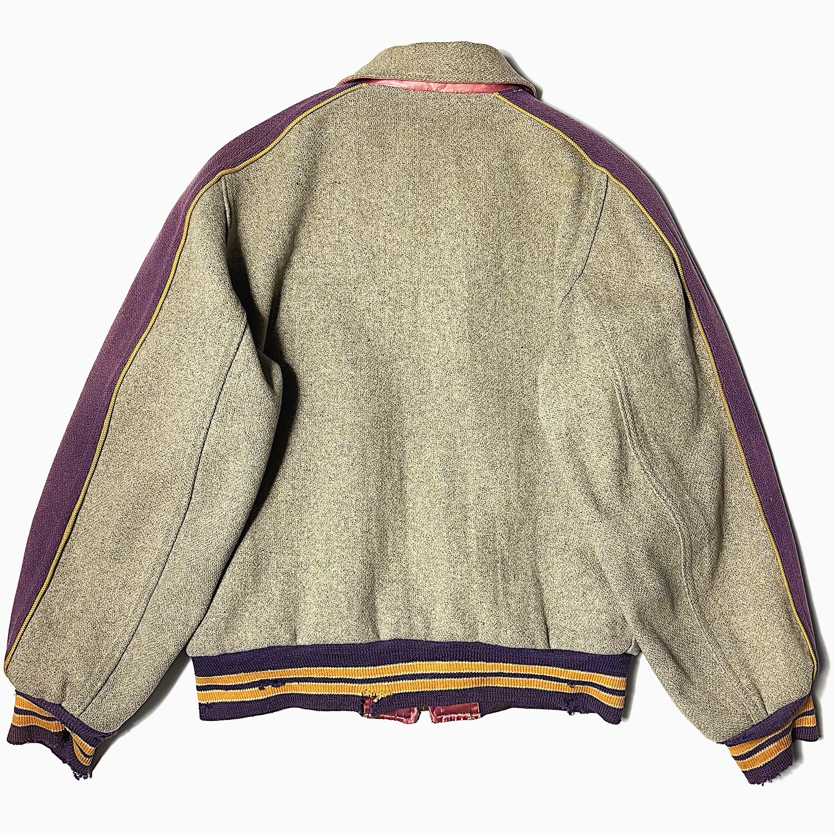 Vintage 50〜60’s【LOGAN Knitting Mills】Reversible Stadium Jacket の画像 4