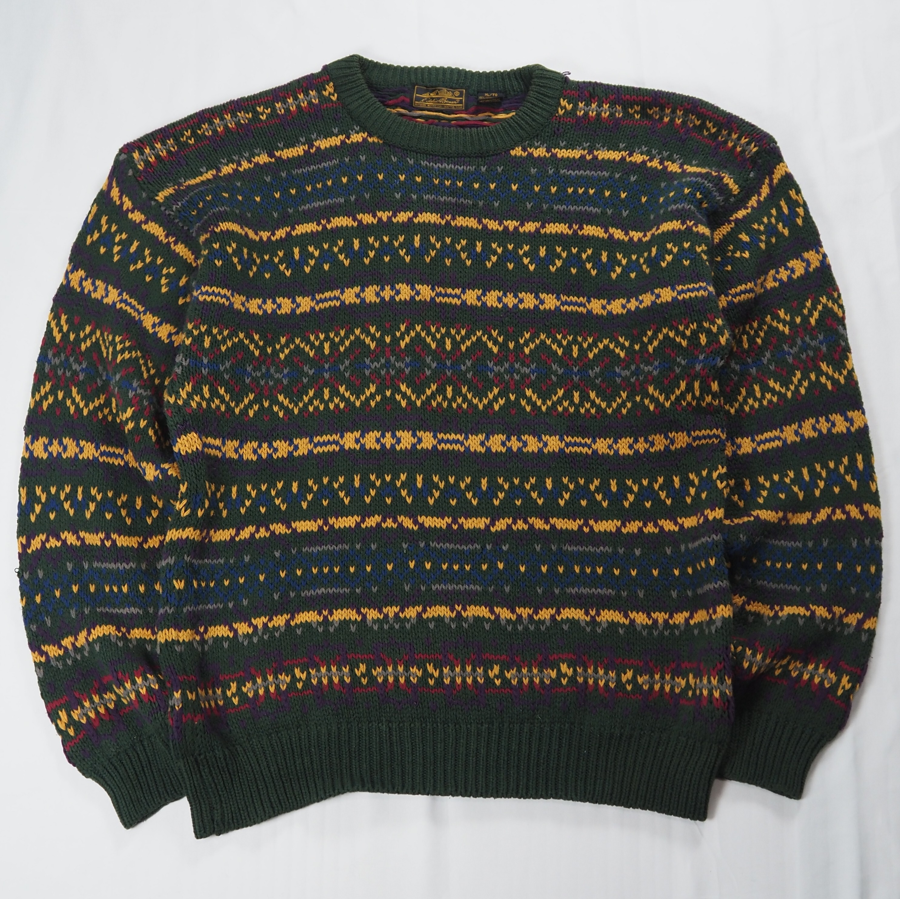 90's Eddie Bauer コットンニット XL
