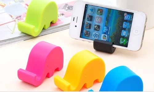 Ltpp 可愛いゾウさん スマホ Iphoneスタンド カラフル4色セット Ltpp 可愛いゾウさん スマホ Iphoneスタンド カラフル4色セット