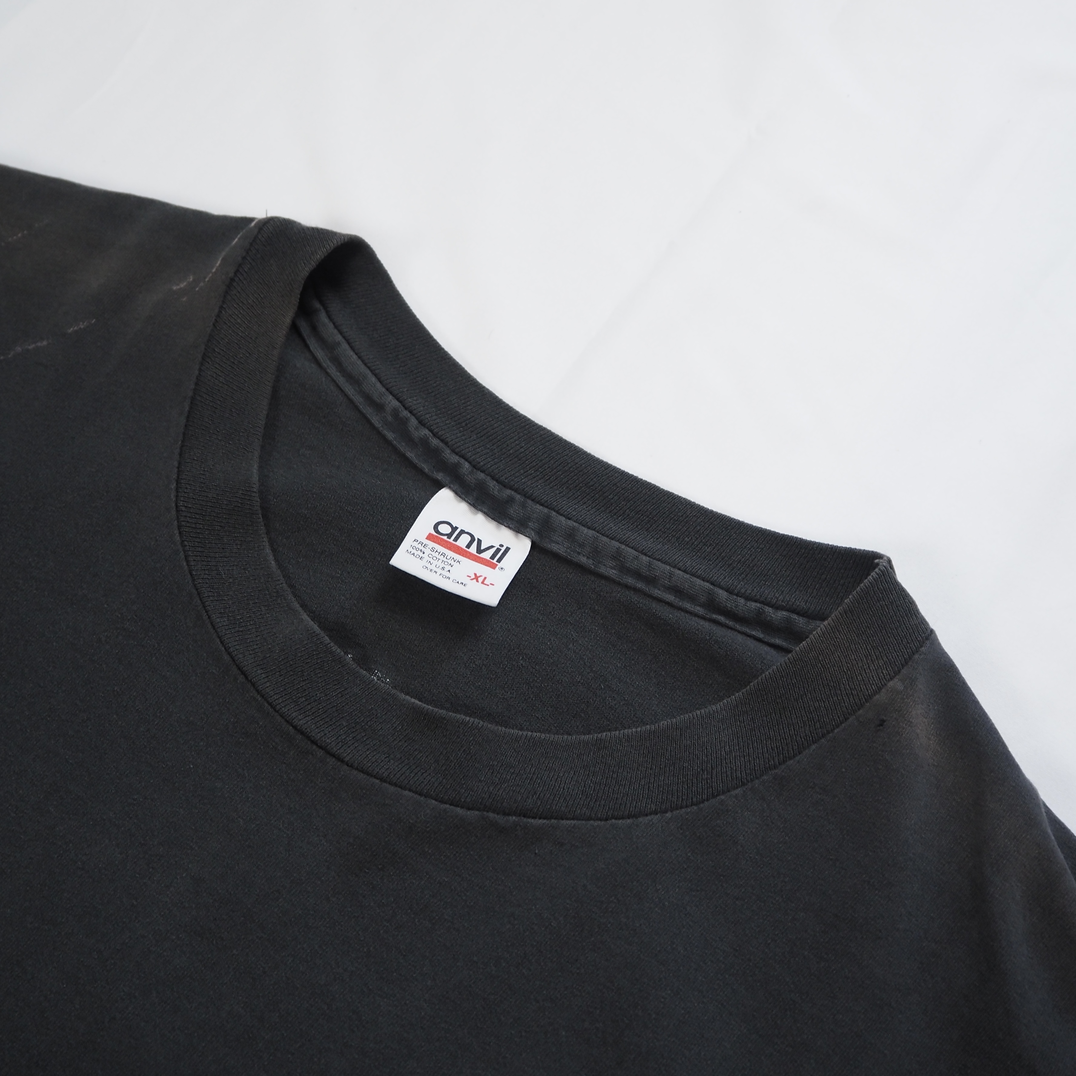90’s Anvil Tシャツ 寿司 ブラックフェード の画像 11