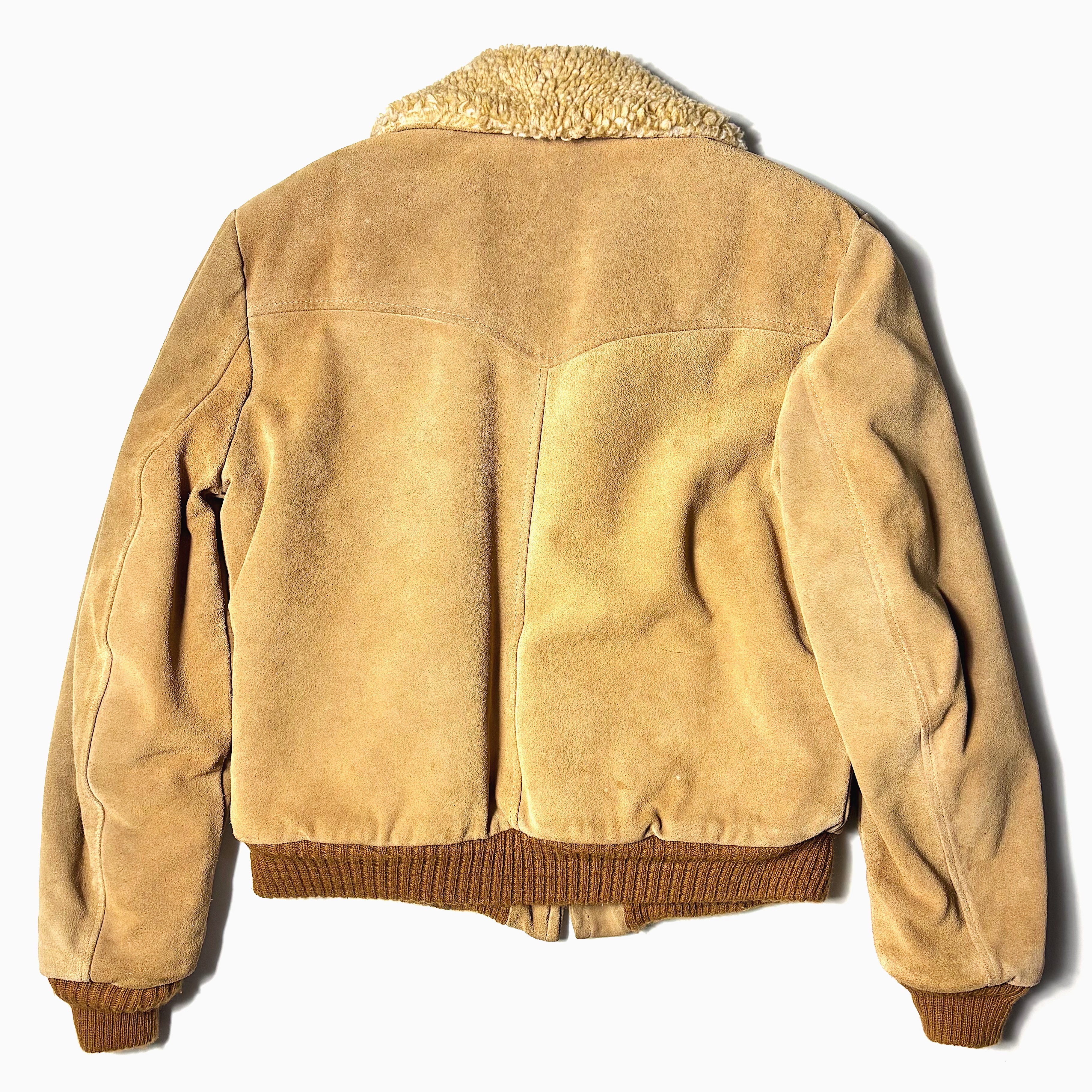 Vintage 70's【Cooper】Suede Flight Jacket の画像 2