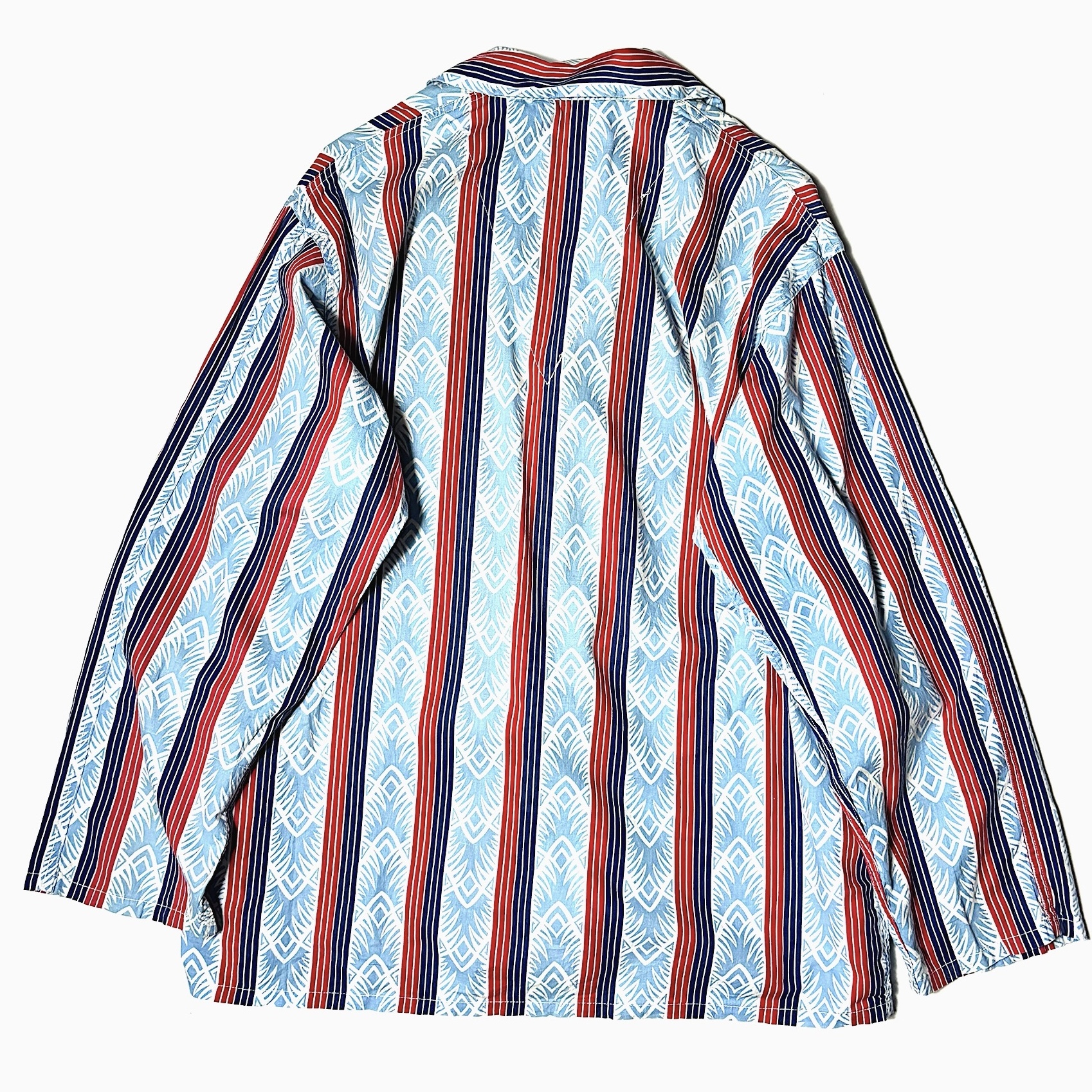 Vintage 50〜60's【BRENT】Patterned Pajama Shirt の画像 2