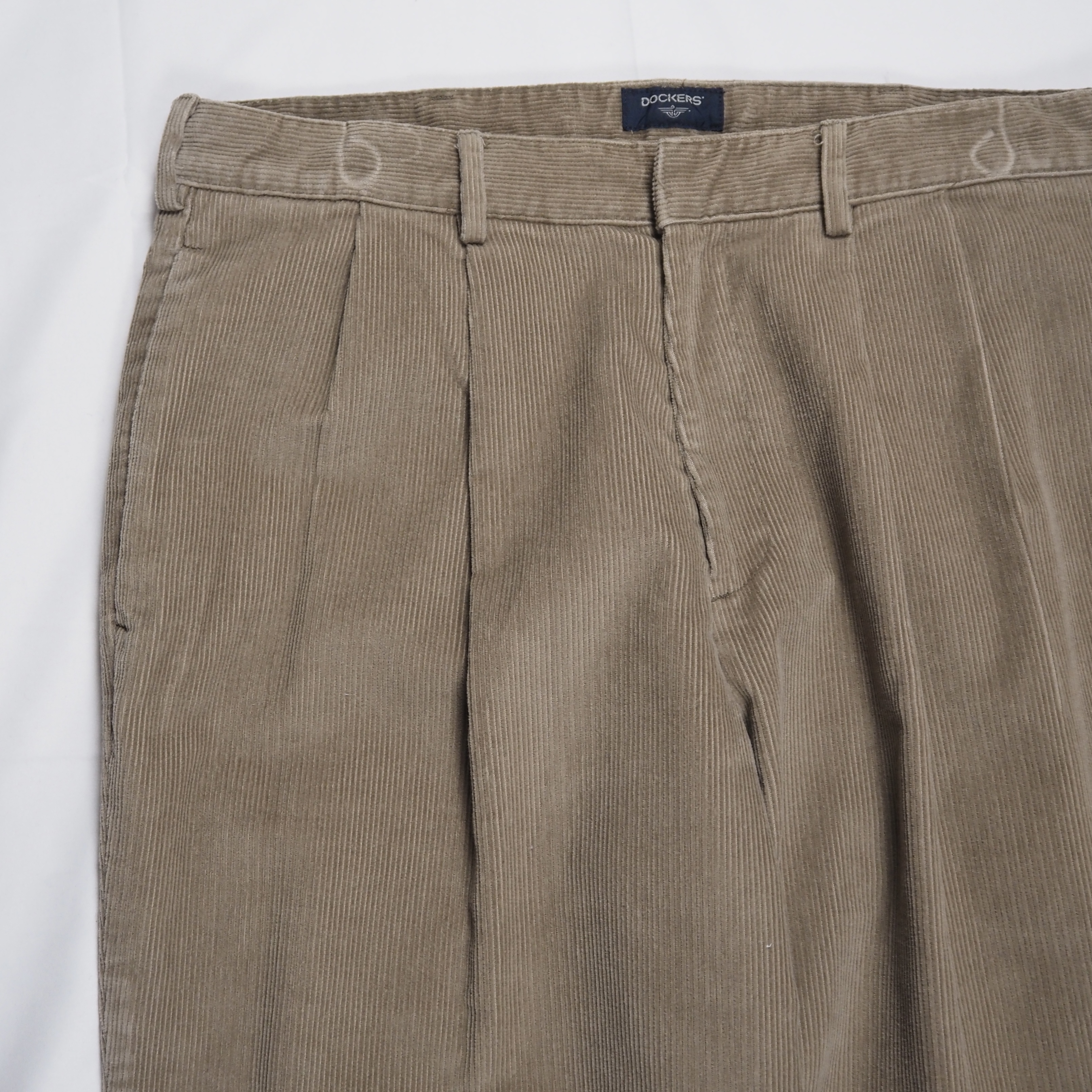 Dockers コーデュロイパンツ 細畝 ブラウン 34×32 の画像 2