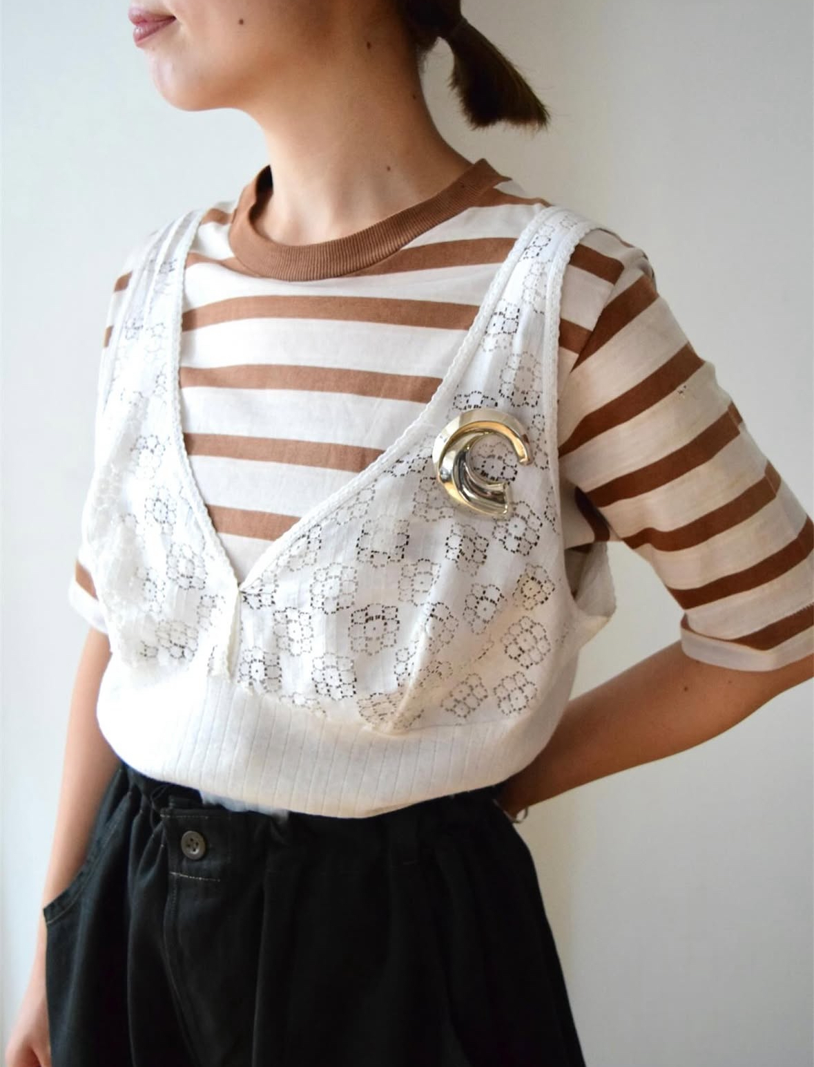1950s “ARROW” vintage border-tee の画像 6
