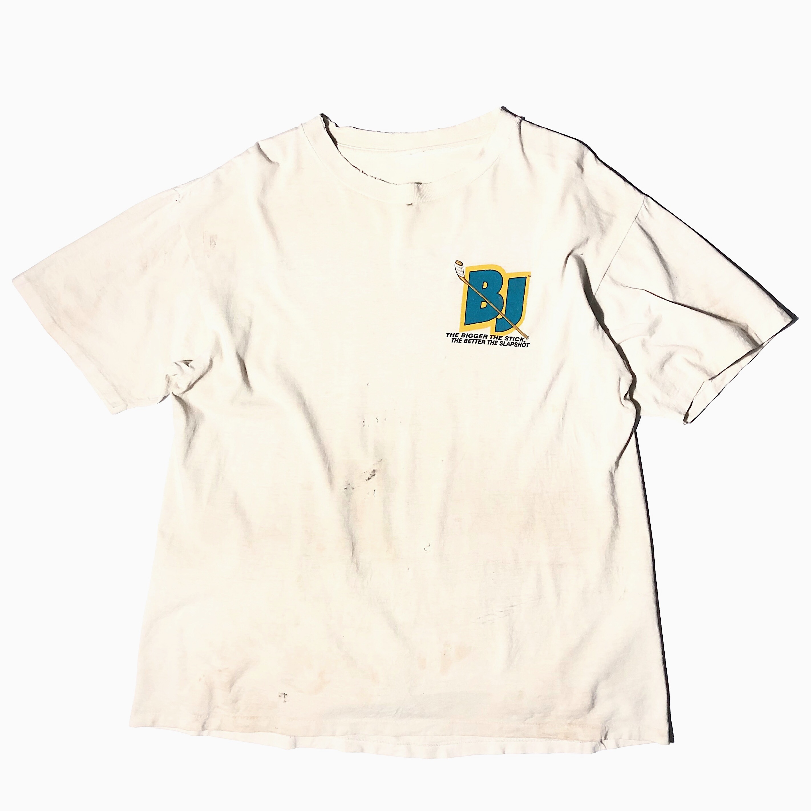 Vintage 90's "JOHNSON HOCKEY STICKS" T-shirt の画像 2