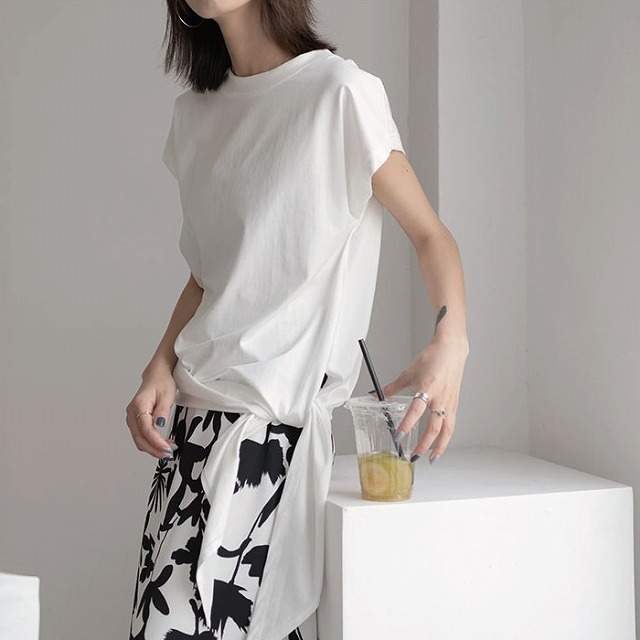 カットソー レディース 半袖 春 夏 無地 白 不規則 通勤服 女子会 通学服 デート 10代 代 30代 40代 50代 原宿系 Ol 大学生 高校生 韓国の可愛いレディースアパレルのセレクトショップ Kilalion キラリオン カットソー レディース 半袖 春 夏 無地 白 不規則 通勤服 女子会 通学服 デート 10代 代 30代 40代 50代 原宿系 Ol 大学生 高校生 韓国の可愛いレディースアパレルのセレクトショップ Kilalion キラリオン