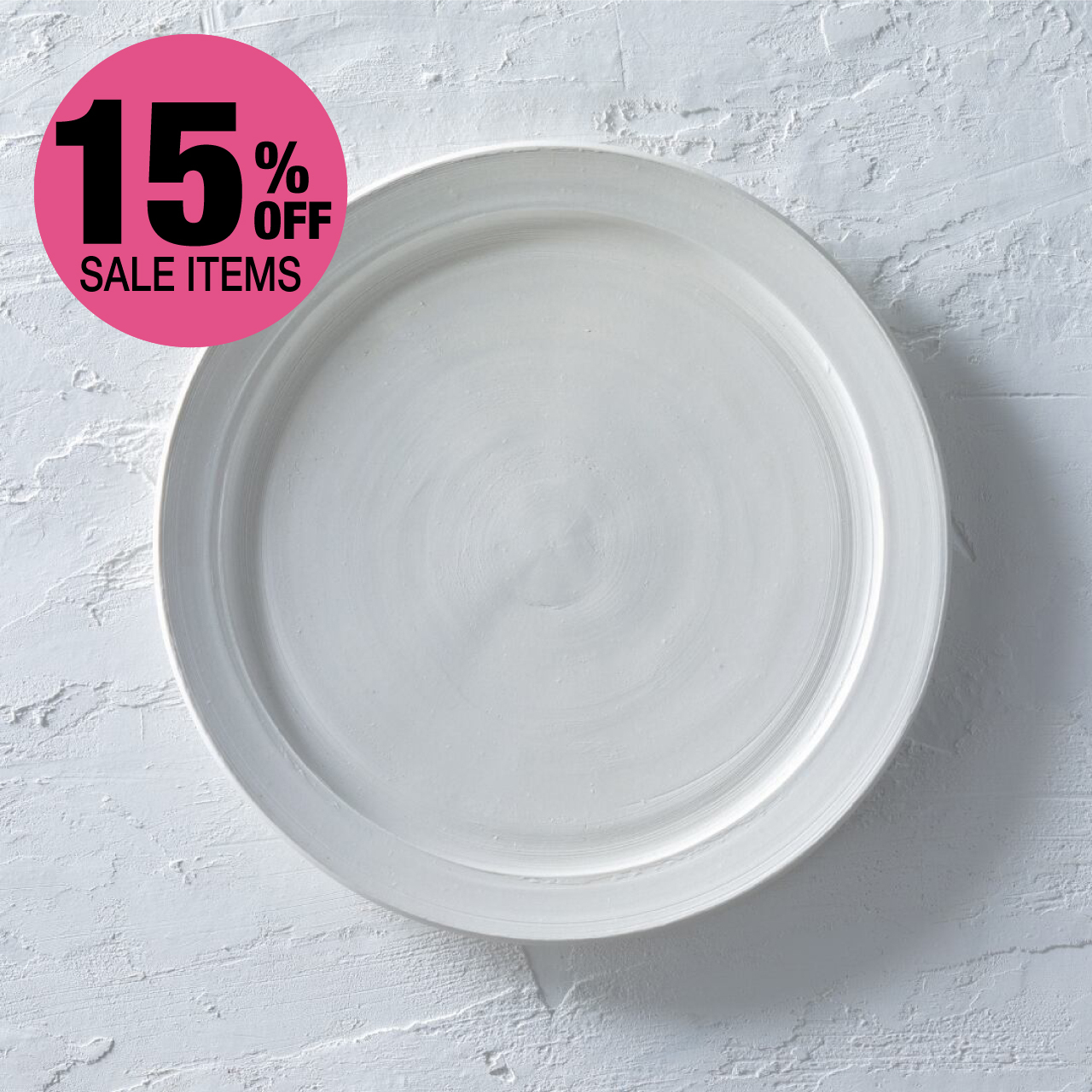 【別注品】齊藤十郎／白 26cm 丸皿サムネイル画像