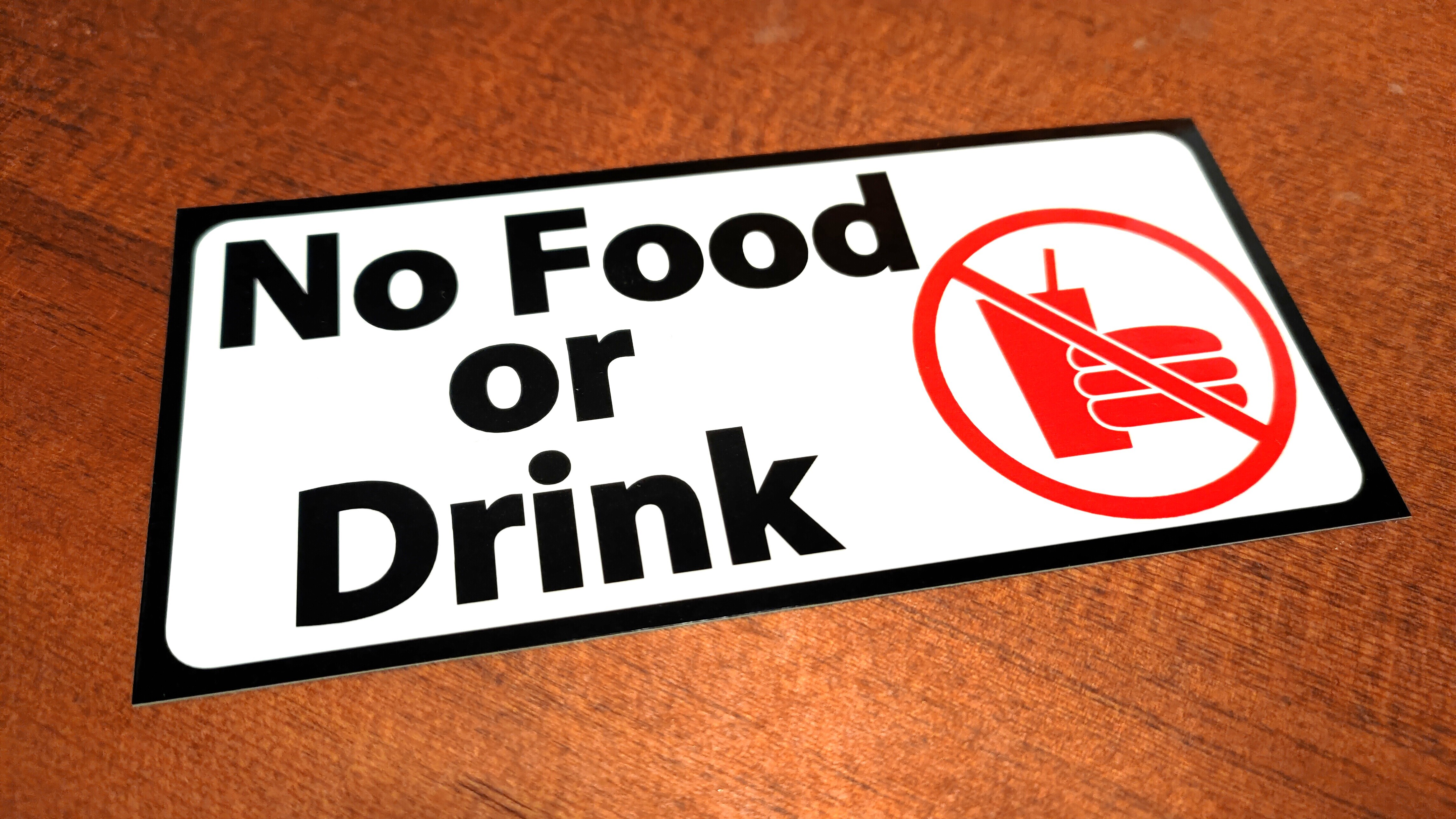 Usパブリックステッカー 飲食禁止 Dailys Online