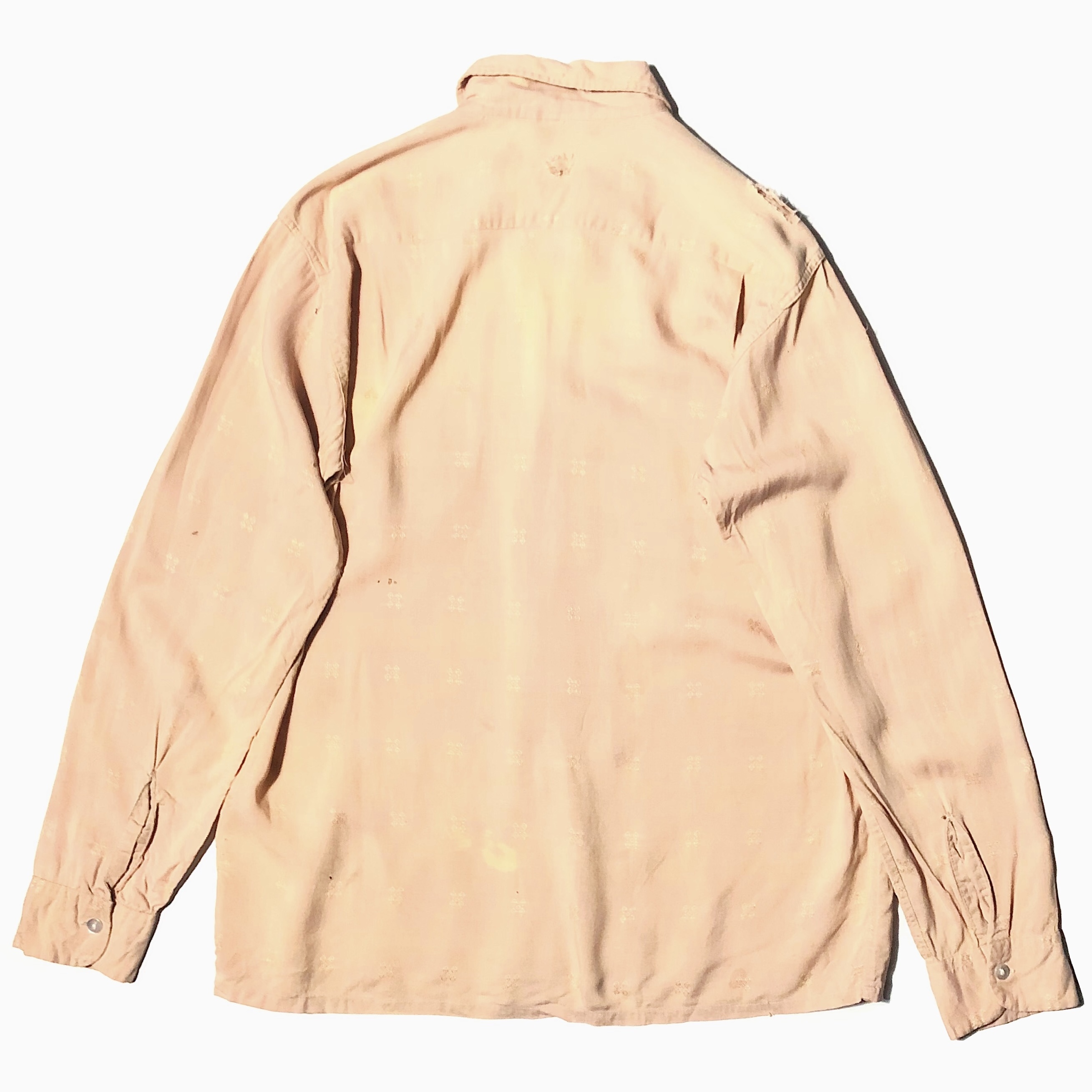 Vintage 50〜60's【Designer by CAMPUS】Grunge Rayon Shirt の画像 2
