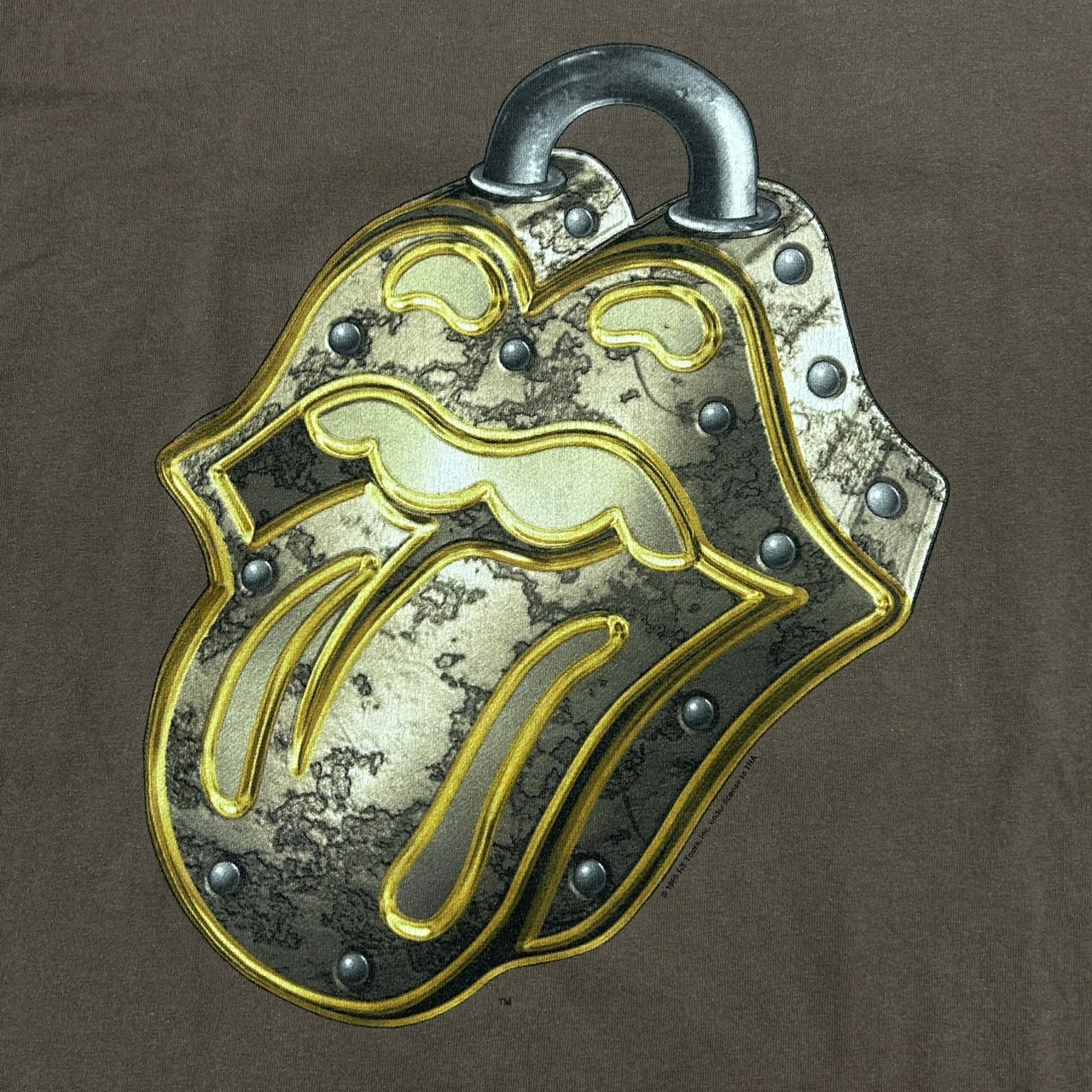 The Rolling Stones Tongue Logo Graphic Vintage T-Shirt – XL の画像 3