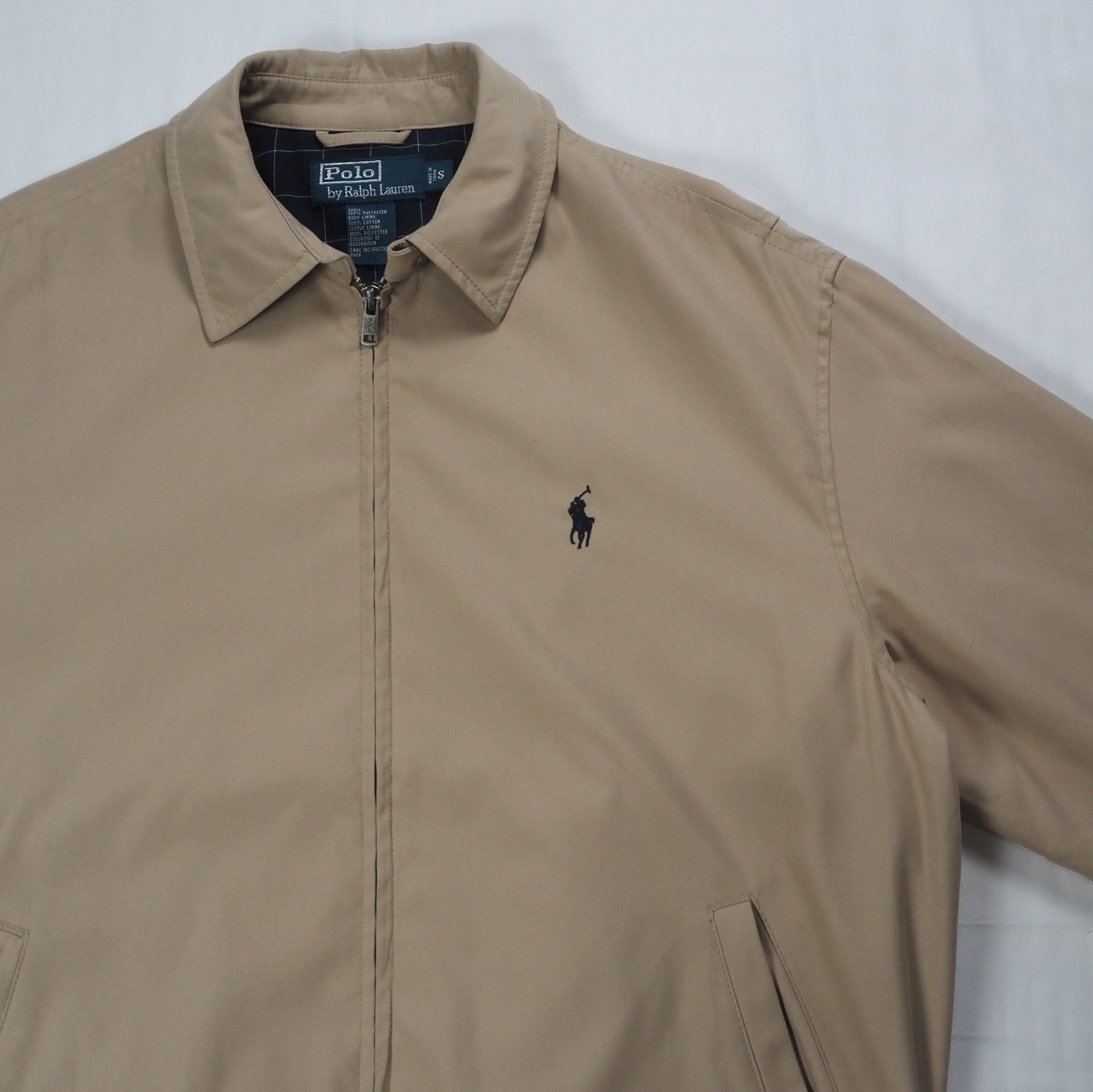 90's Ralph Lauren スイングトップ ベージュ Sサイズ の画像 5
