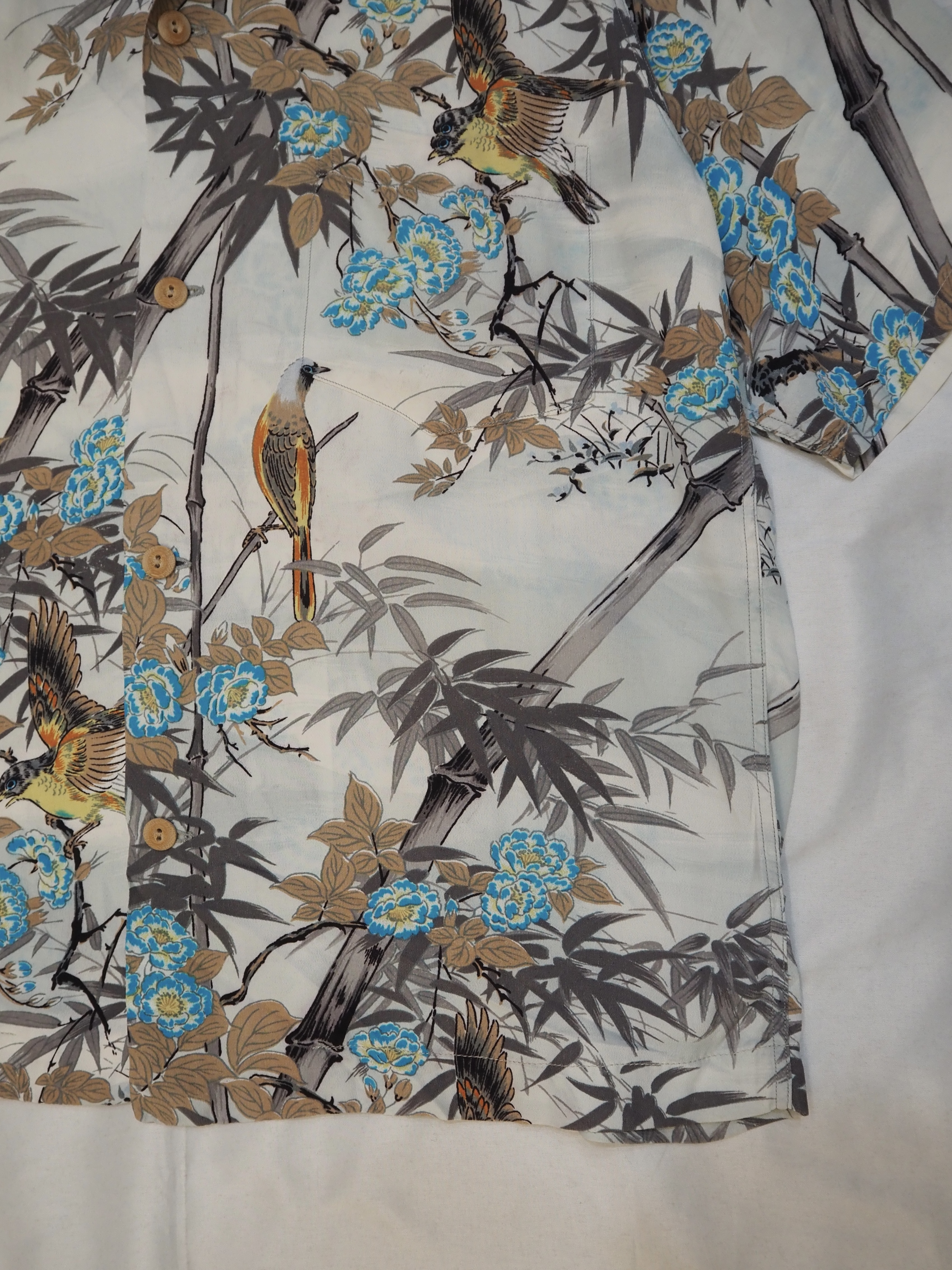 50’s Rayon Hawaiian Shirt 和柄 の画像 7