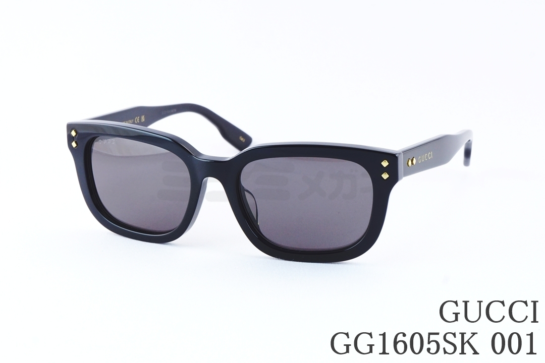 GUCCI クリア サングラス GG1605SK 004 スクエア メンズ レディース