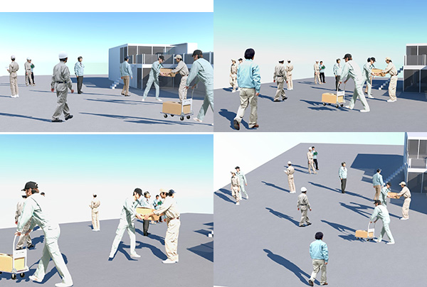 人物SketchUp 4p_set022 - 画像3