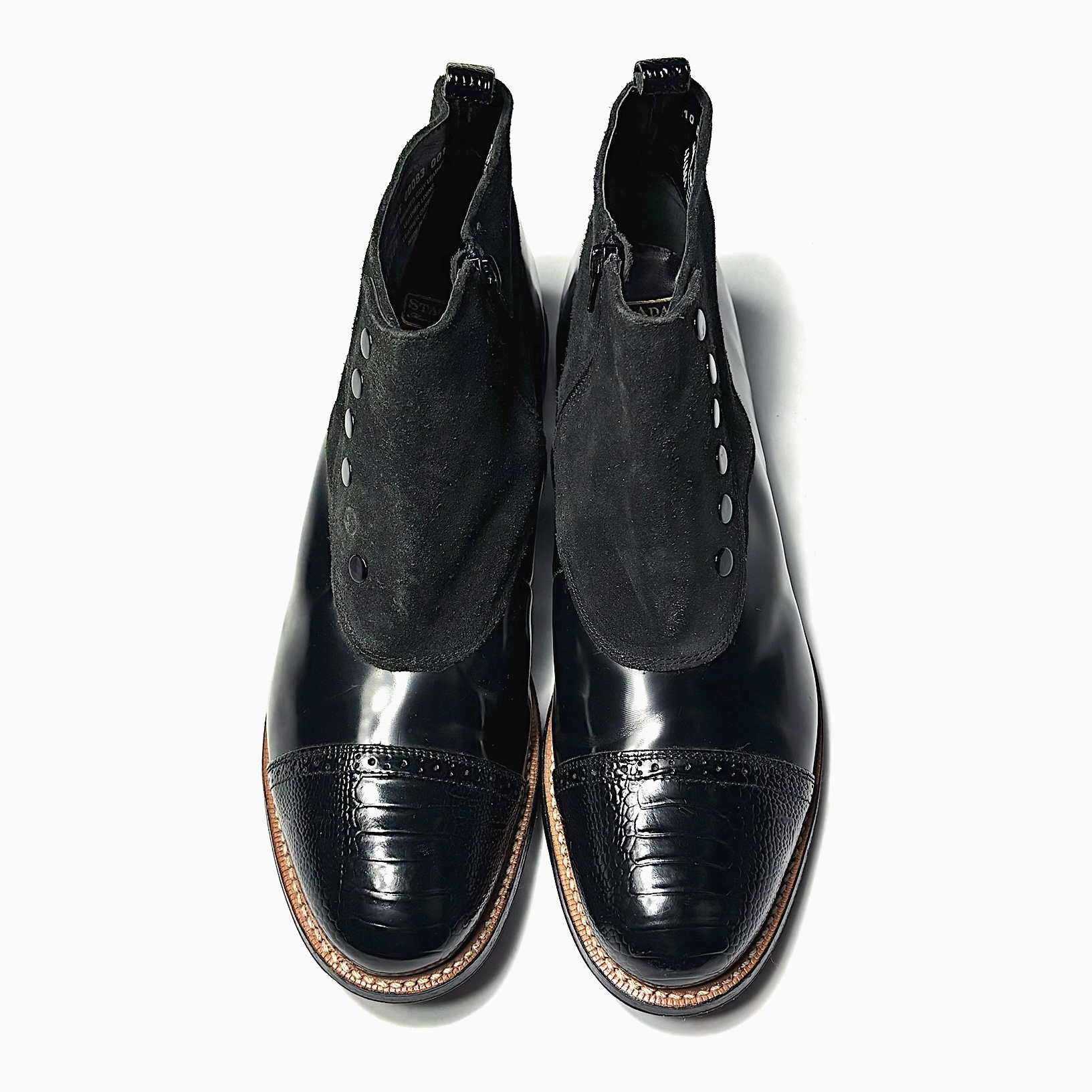 Vintage【STACY ADAMS】Side zip Boots の画像 3