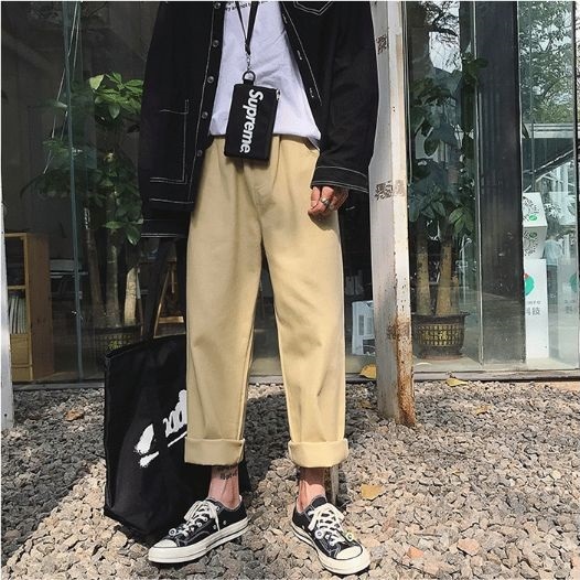 全2色 ストレートパンツ ロールアップ シンプル 大人 メンズ Wscore 全2色 ストレートパンツ ロールアップ シンプル 大人 メンズ Wscore
