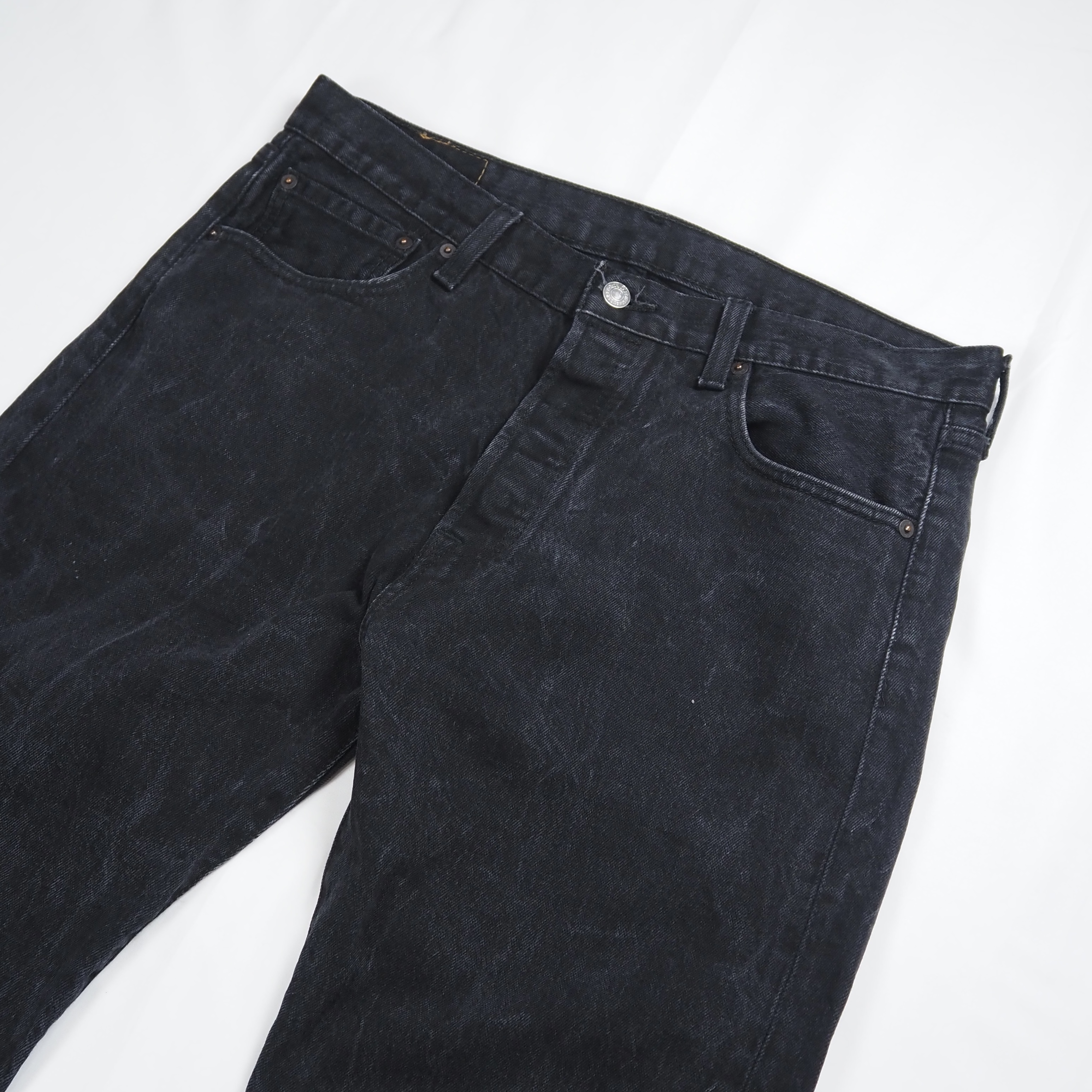 Levi’s 501 ブラック エジプト製 約35×29 の画像 2