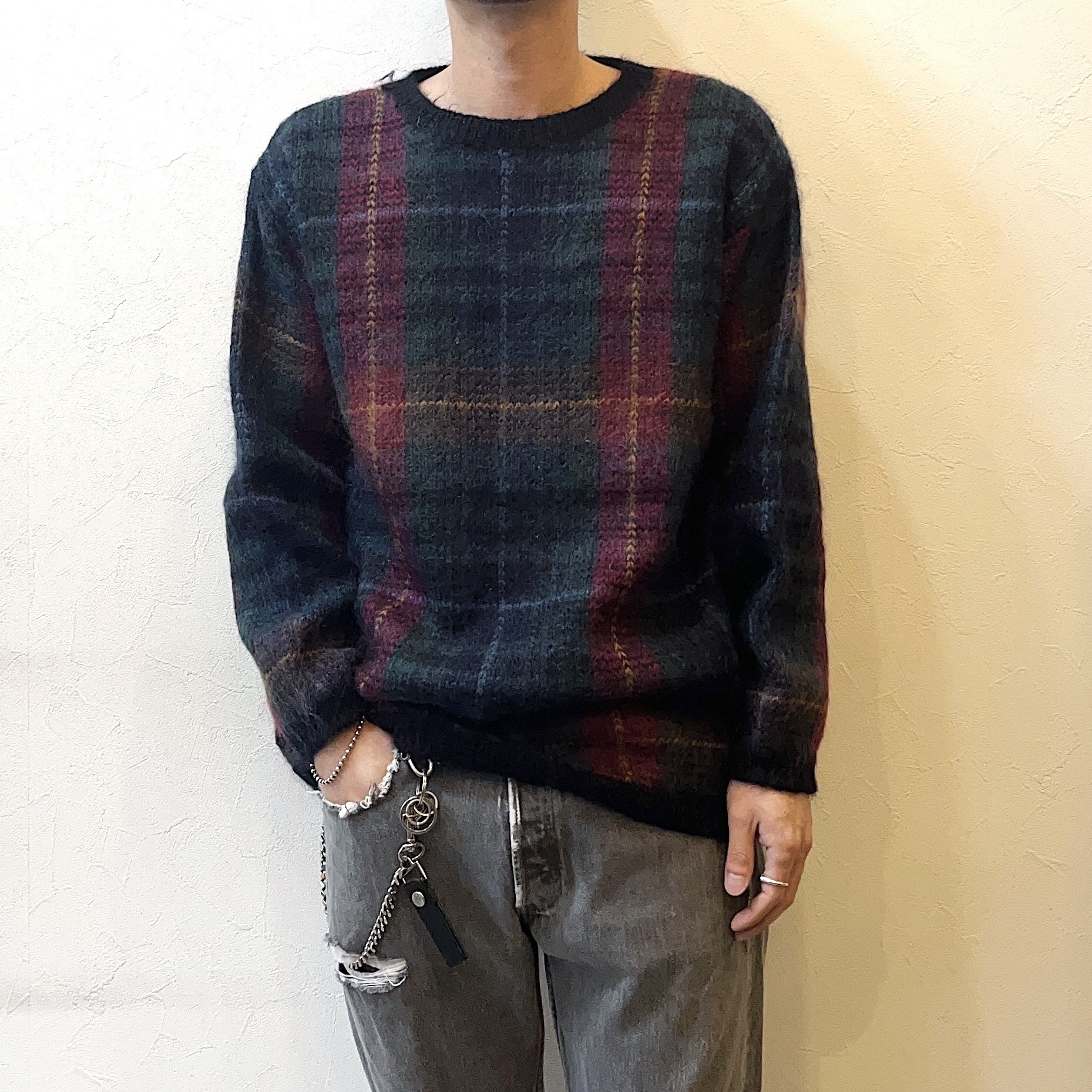Vintage 80's【NELL FLOWERS】Mohair Knit Sweater の画像 3