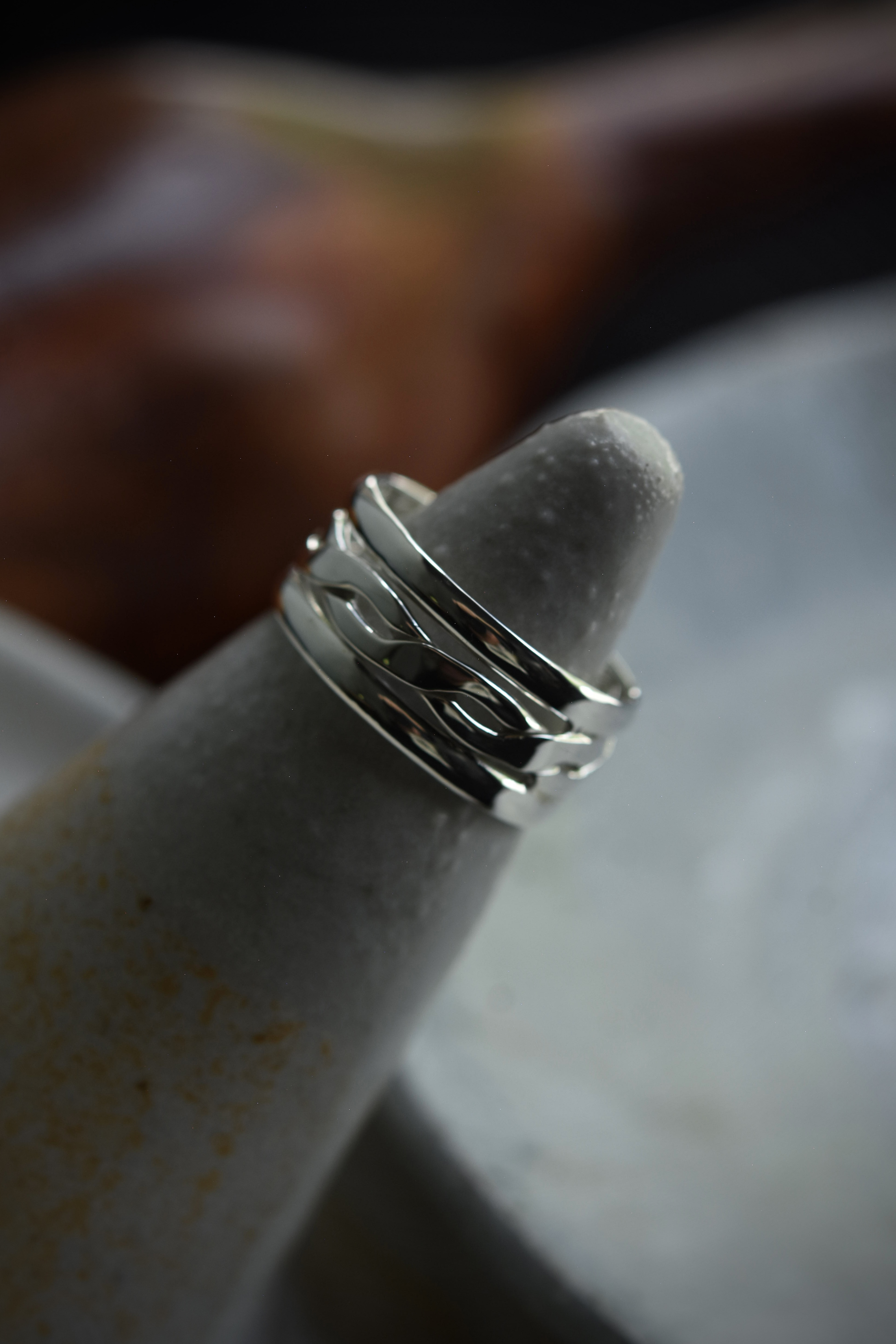 Utah/”XOLO JEWELRY” 925 silver scroll ring