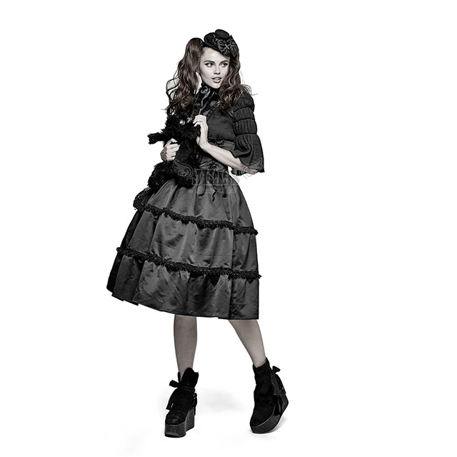 コスプレ ゴスロリ ワンピース 大きいサイズ パンク ロック 服 パンク系 スチームパンク パンクファッション 【T001HALN0433