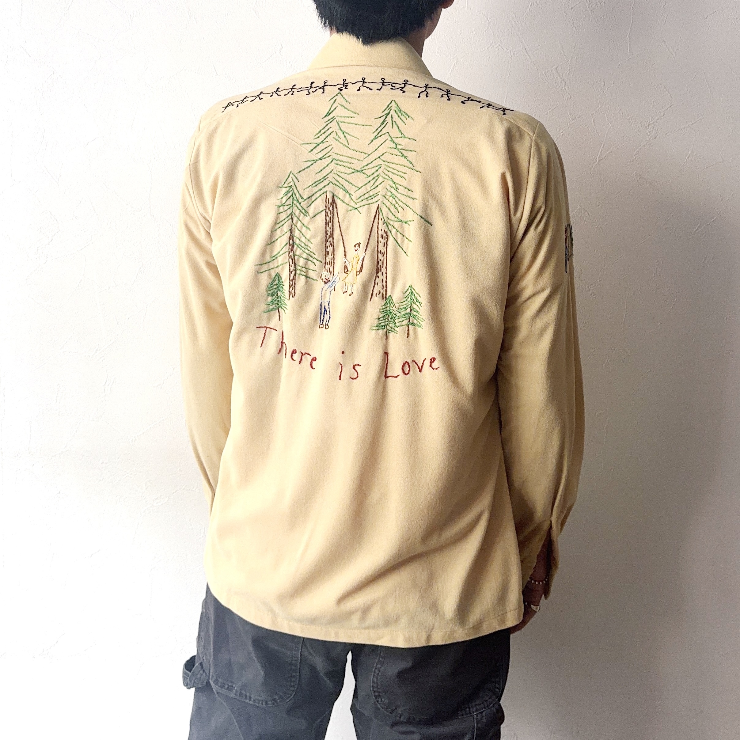 Vintage 70's【MERVYN'S】Embroidery Shirt の画像 4
