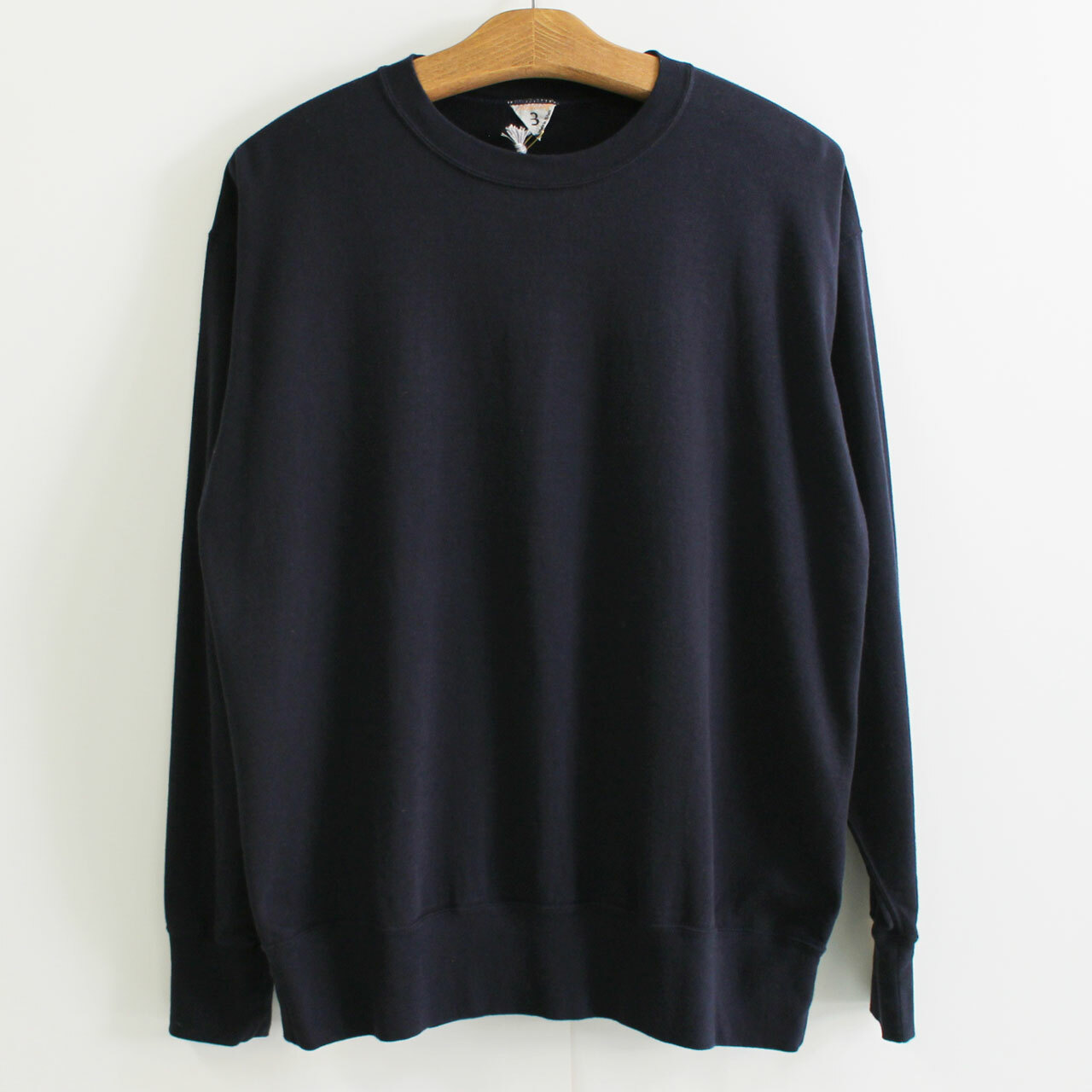 Filmelange フィルメランジェ Sam サム メンズ シルクミニ起毛裏毛 薄手スウェット Black Navy Escargot Circus