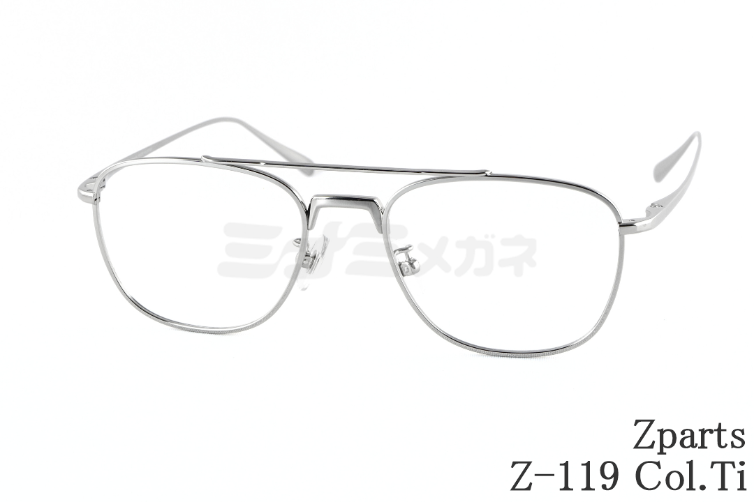 妻夫木聡さん着用】Zparts メガネ Z-108 Col.BRIP オーバル ハーフリム