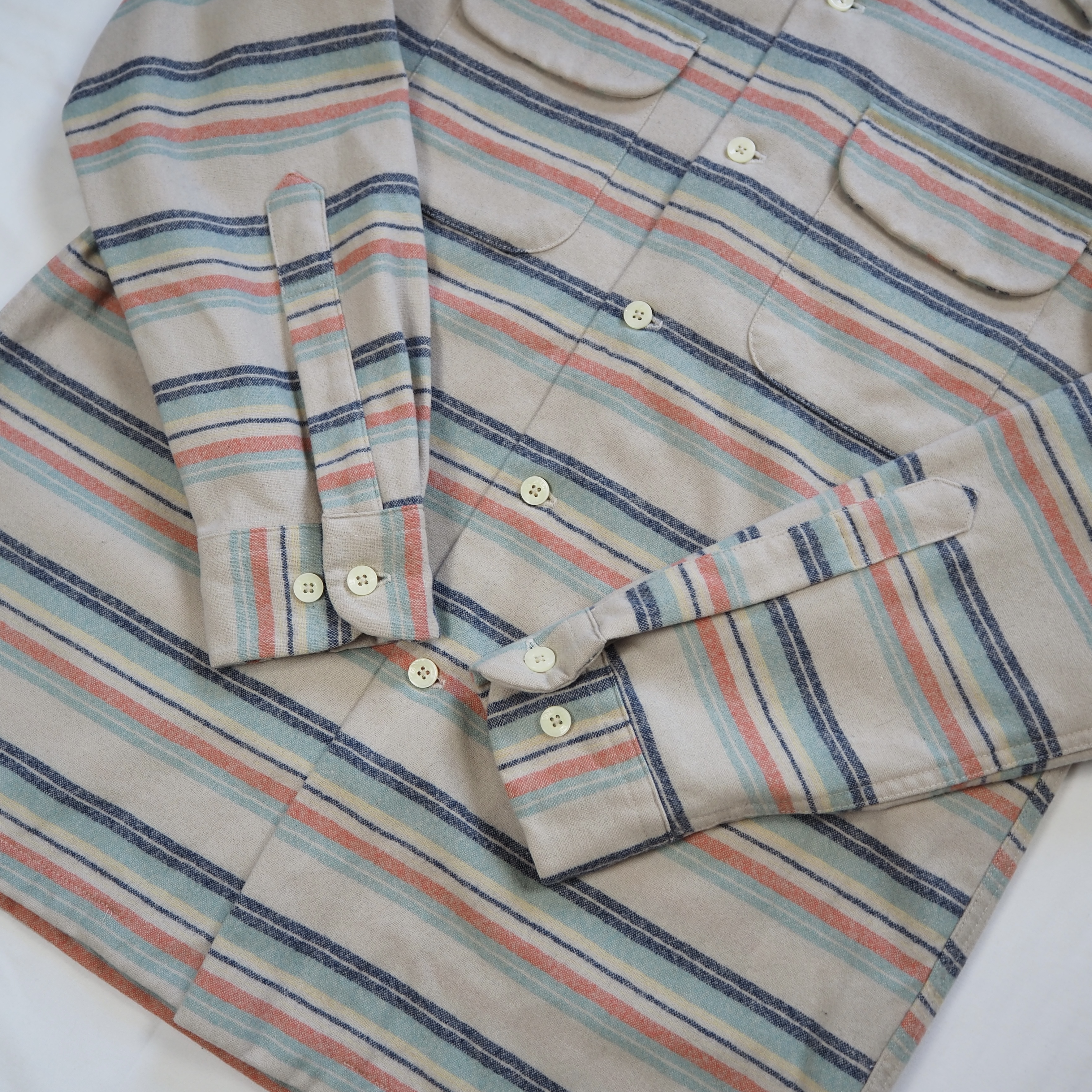 Pendleton Board Shirt マルチボーダー Mサイズ の画像 4