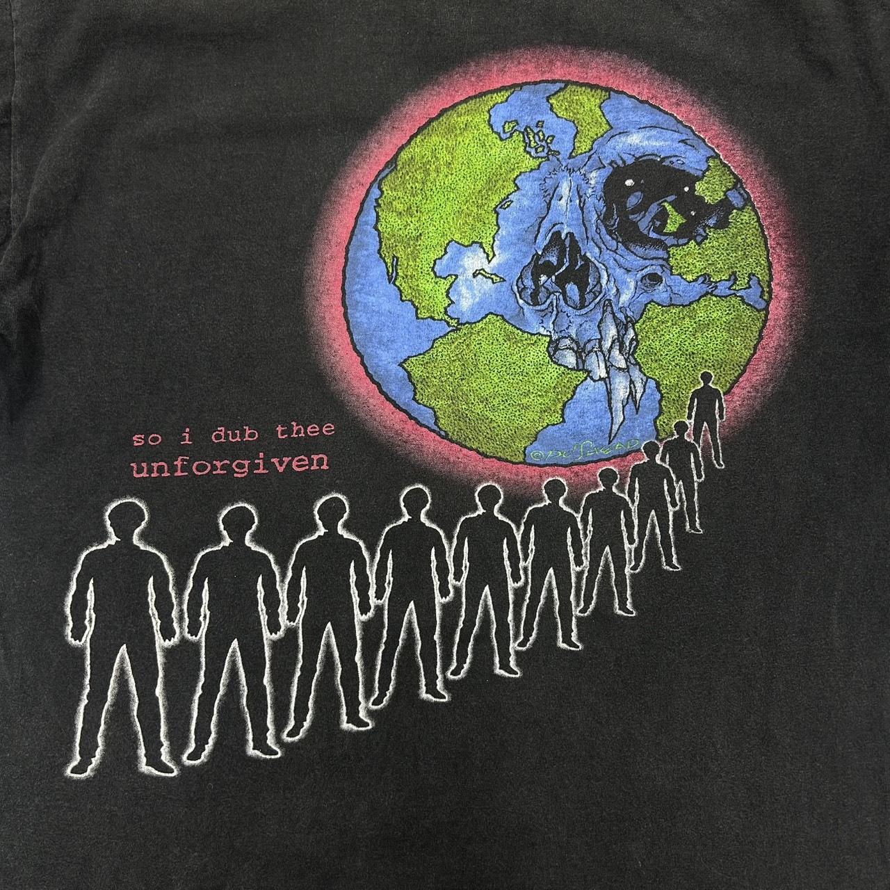 Metallica “...And Justice for All” 90s Vintage Graphic T-Shirt – L の画像 4