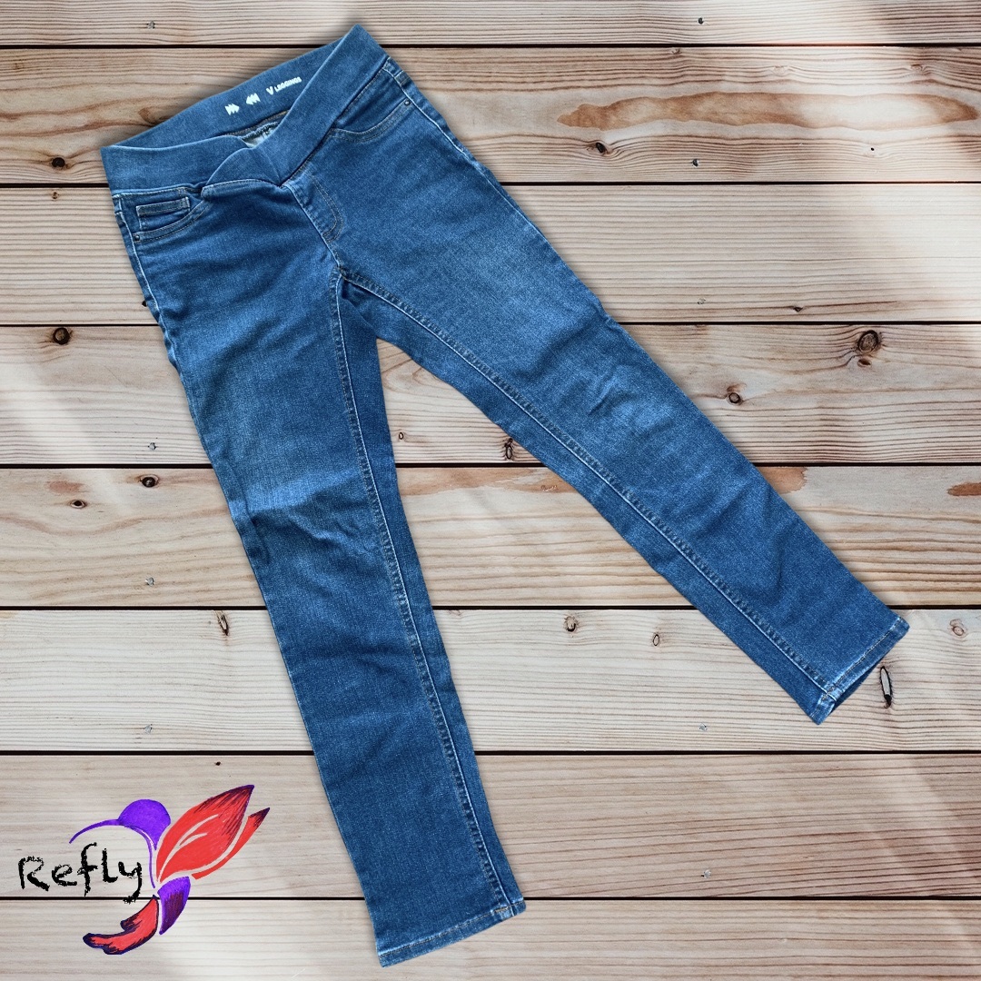 スキニーデニム ジーンズ ウエストゴム Refly 4rshop スキニーデニム ジーンズ ウエストゴム Refly 4rshop
