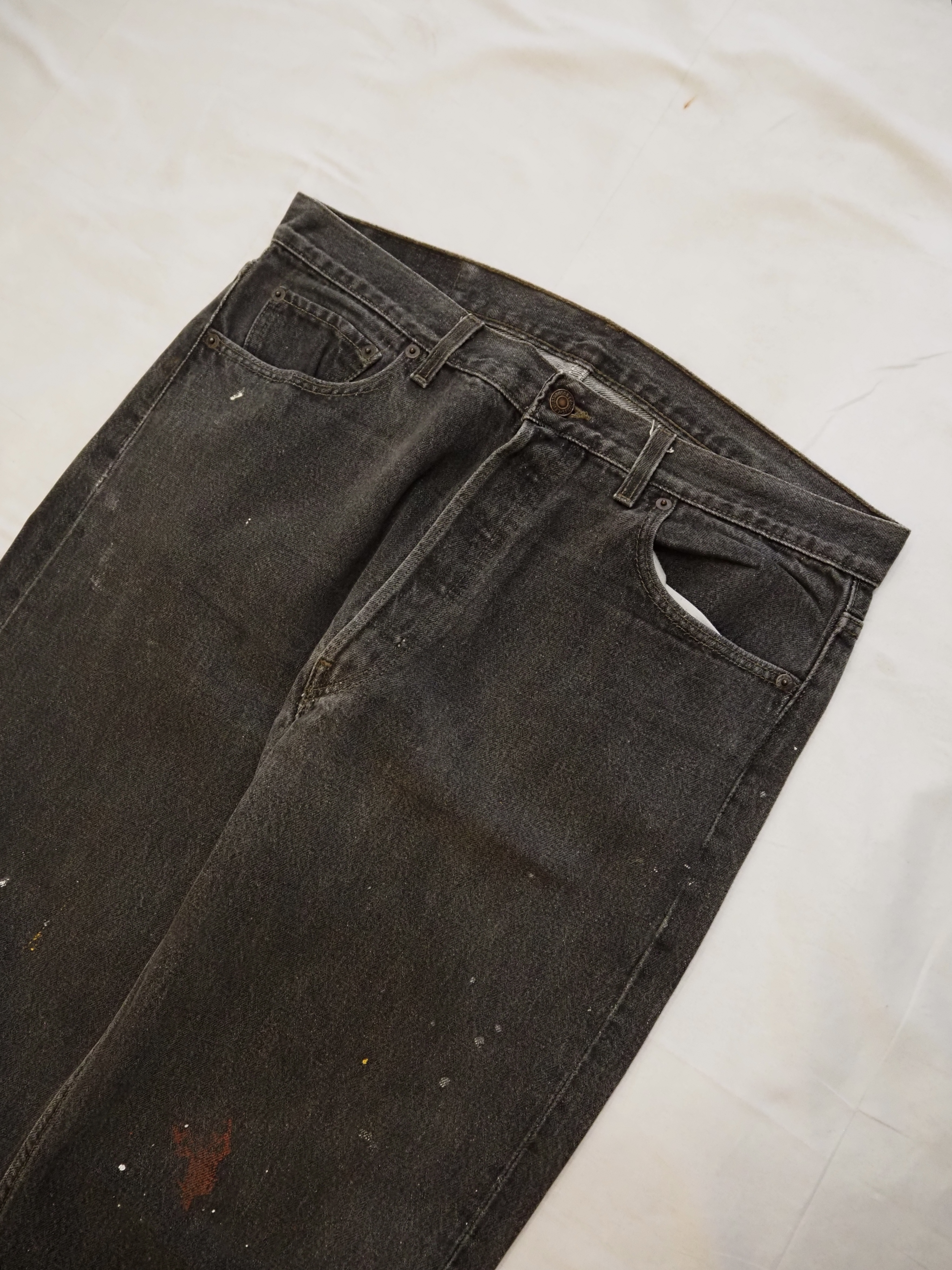 90’s Levi’s Black 501 “先染め" 36×32 の画像 2