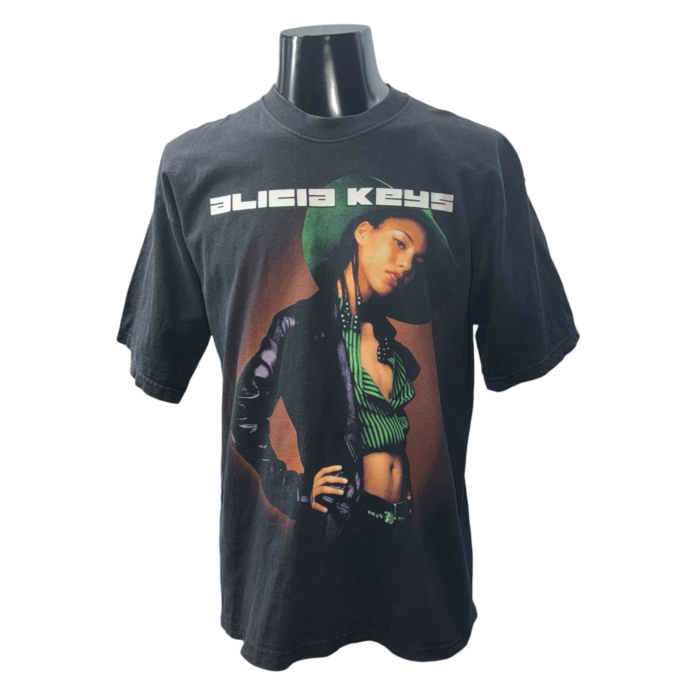新品　未開封　Alicia keys アリシアキーズ　Tシャツ　ブラック　L 中古・古着通販】alicia keys (アリシアキーズ) Tシャツ ブラック