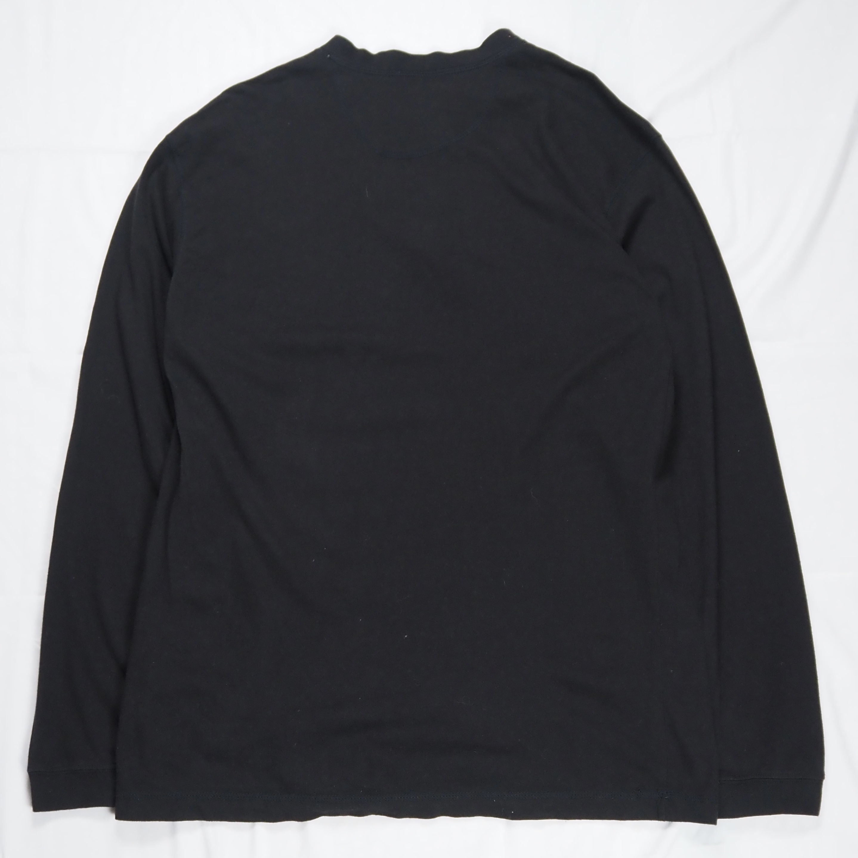 Puritan ヘンリーネックロンT ブラック Mサイズ の画像 9