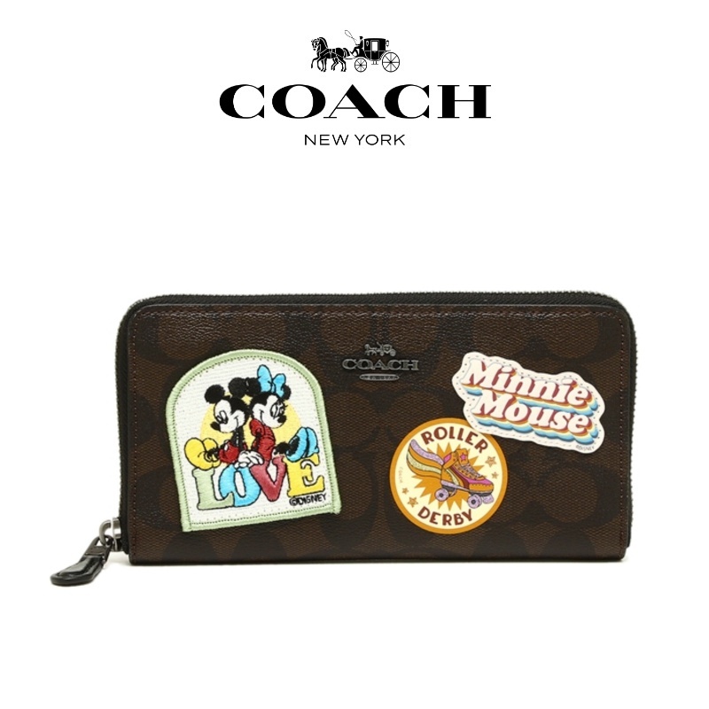 Coach 長財布 激レア日本未入荷品 ディズニーコラボモデル Ax134 Ax135 Axia