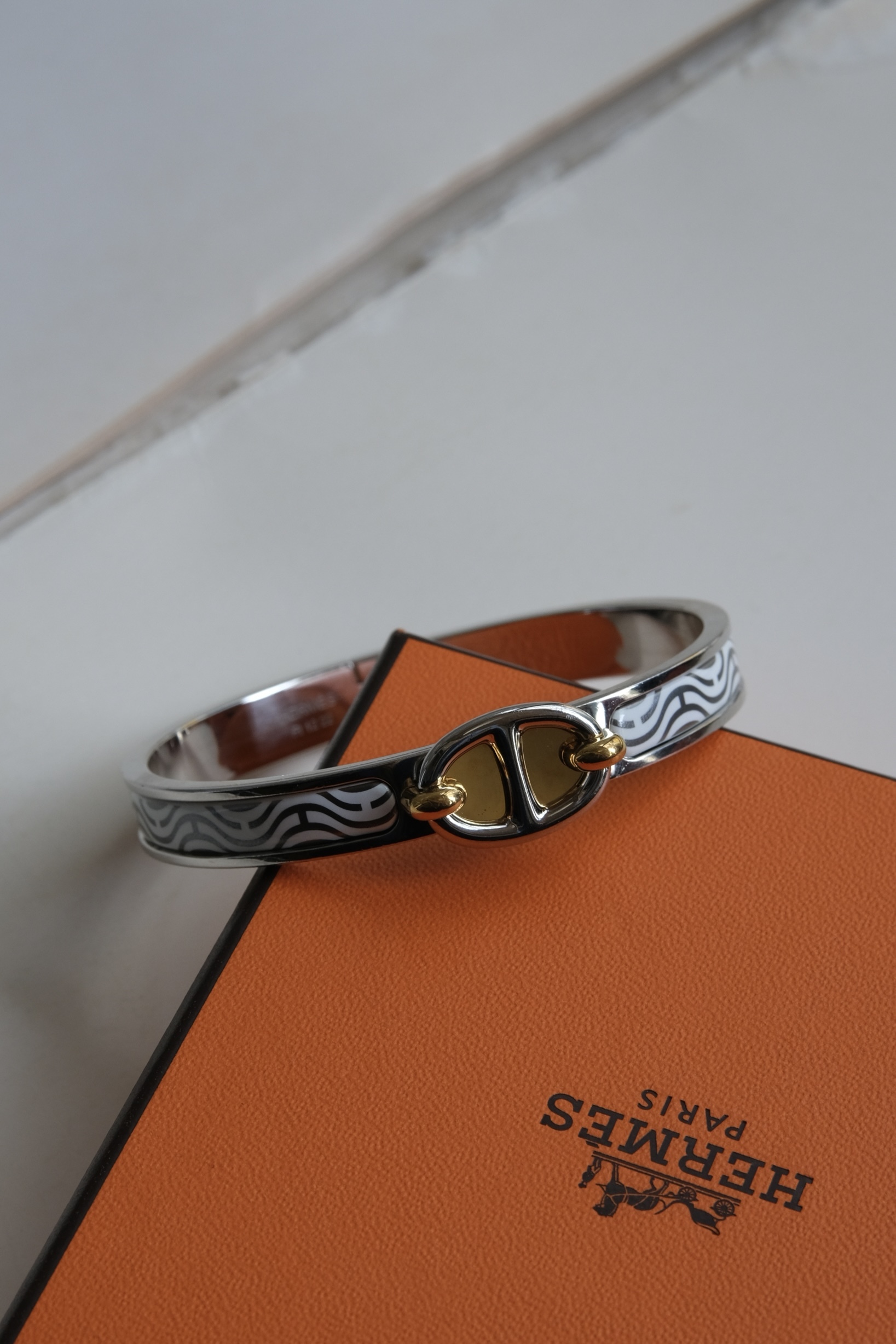 IORI/"HERMES"bangle/Mini Clic Chaine d'Ancre bracelet