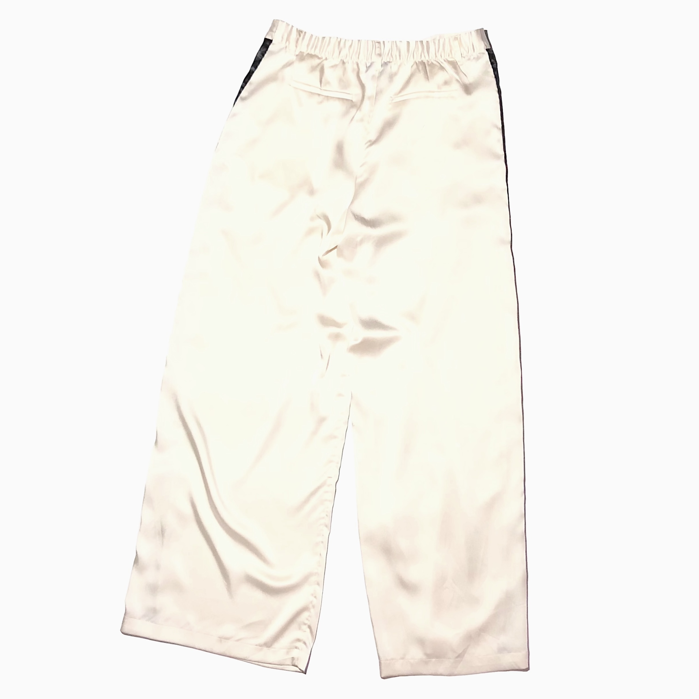 Vintage Side Line Satin Pants の画像 2