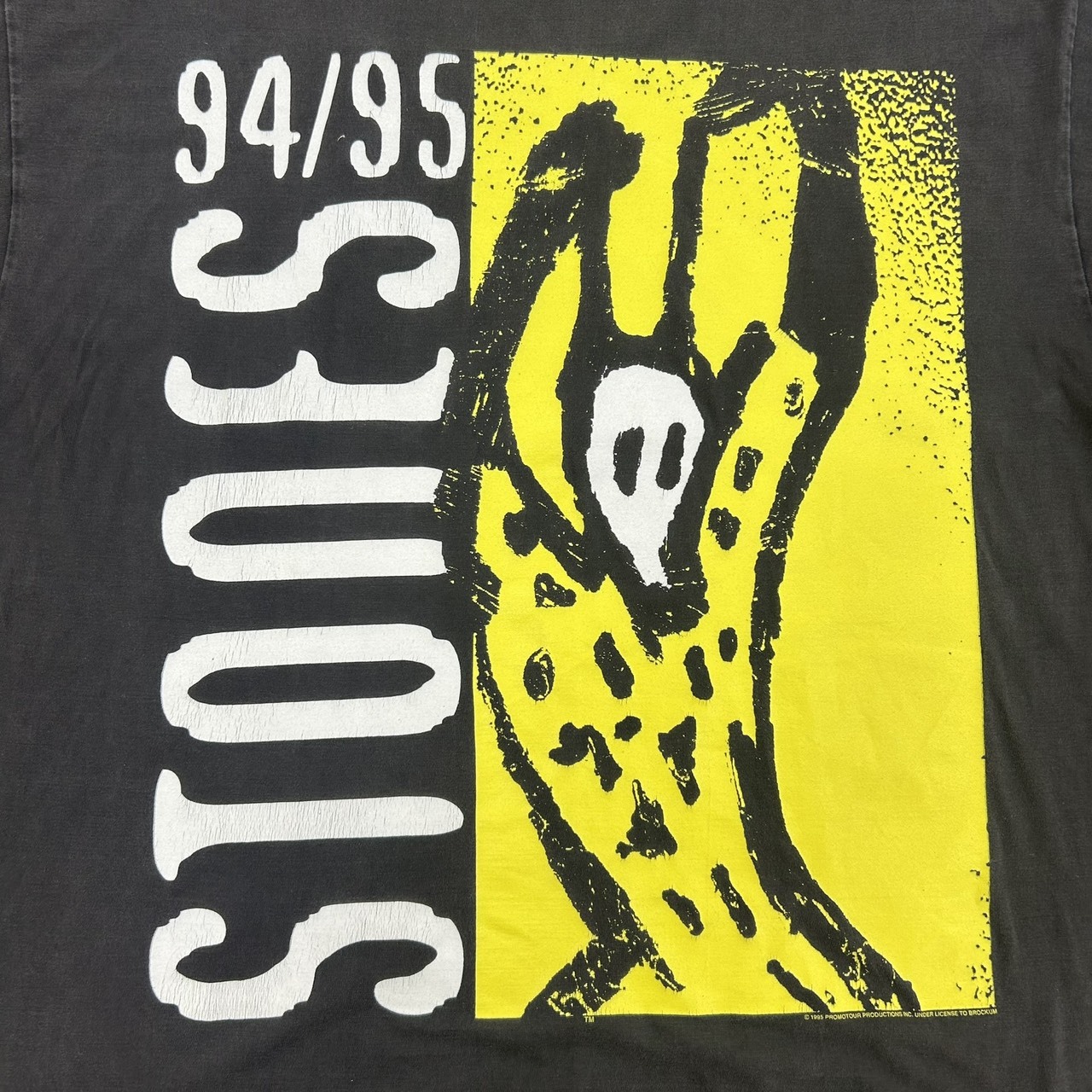 THE ROLLING STONES ザ・ローリング・ストーンズ VOODOO LOUNGE 94/95 ワールドツアー バンドT ブラック 古着 ロックT XL の画像 6