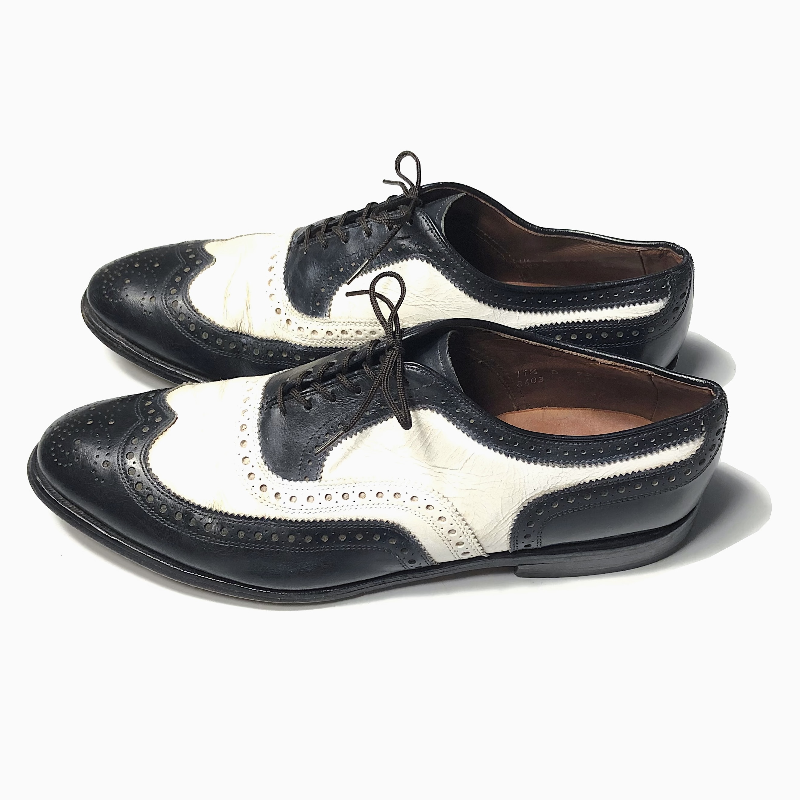 Vintage【Allen Edmonds】Wing Tip Leather Shoes の画像 2