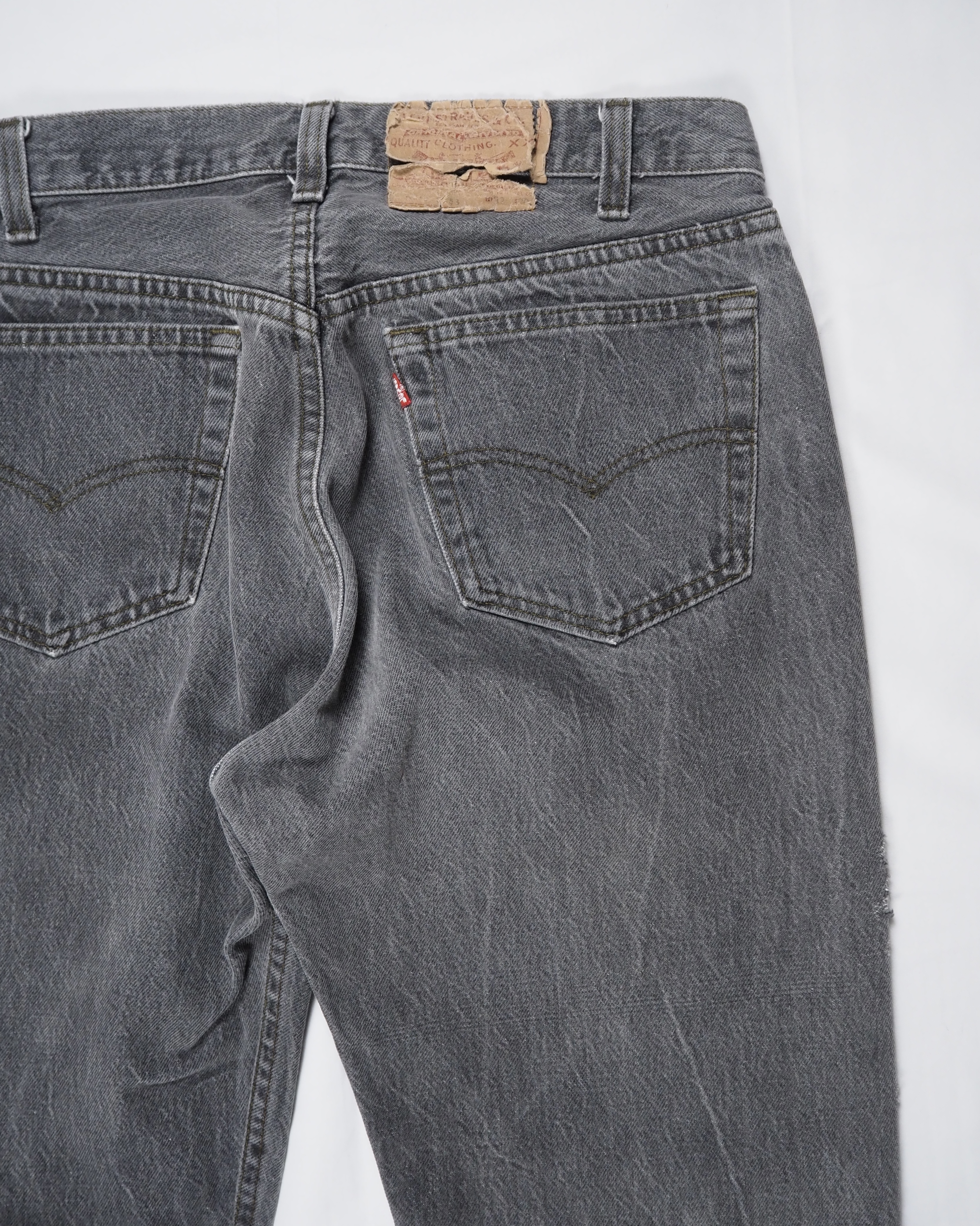 80’s Levi’s 501 先染めブラックデニム 実寸32×29 ゴールデンサイズ！ の画像 16