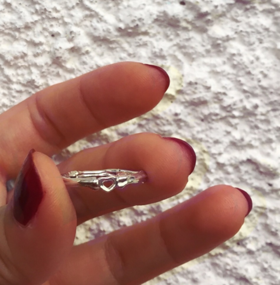 Bone Ring Heart Silver925 Sv 骨ハートリング シルバー925 Lanie