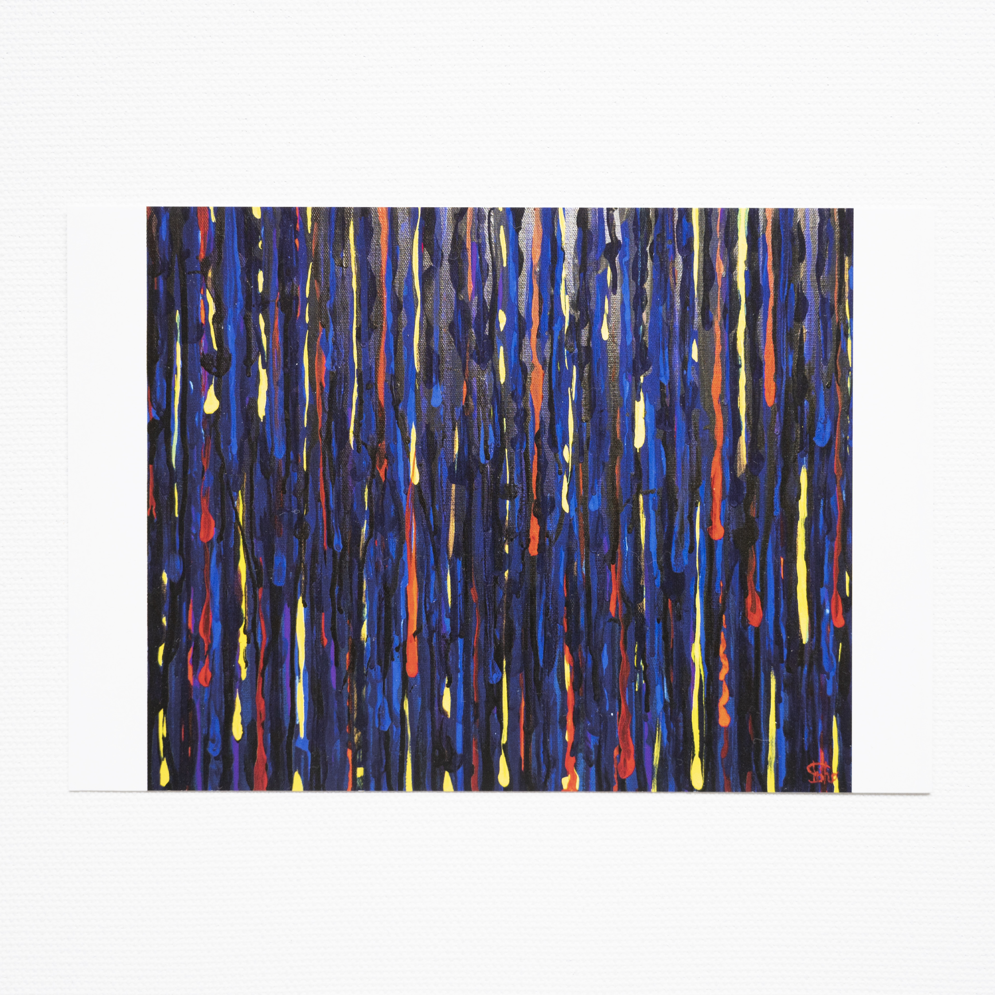 Postcard 雨に打たれる Drops By Shiho