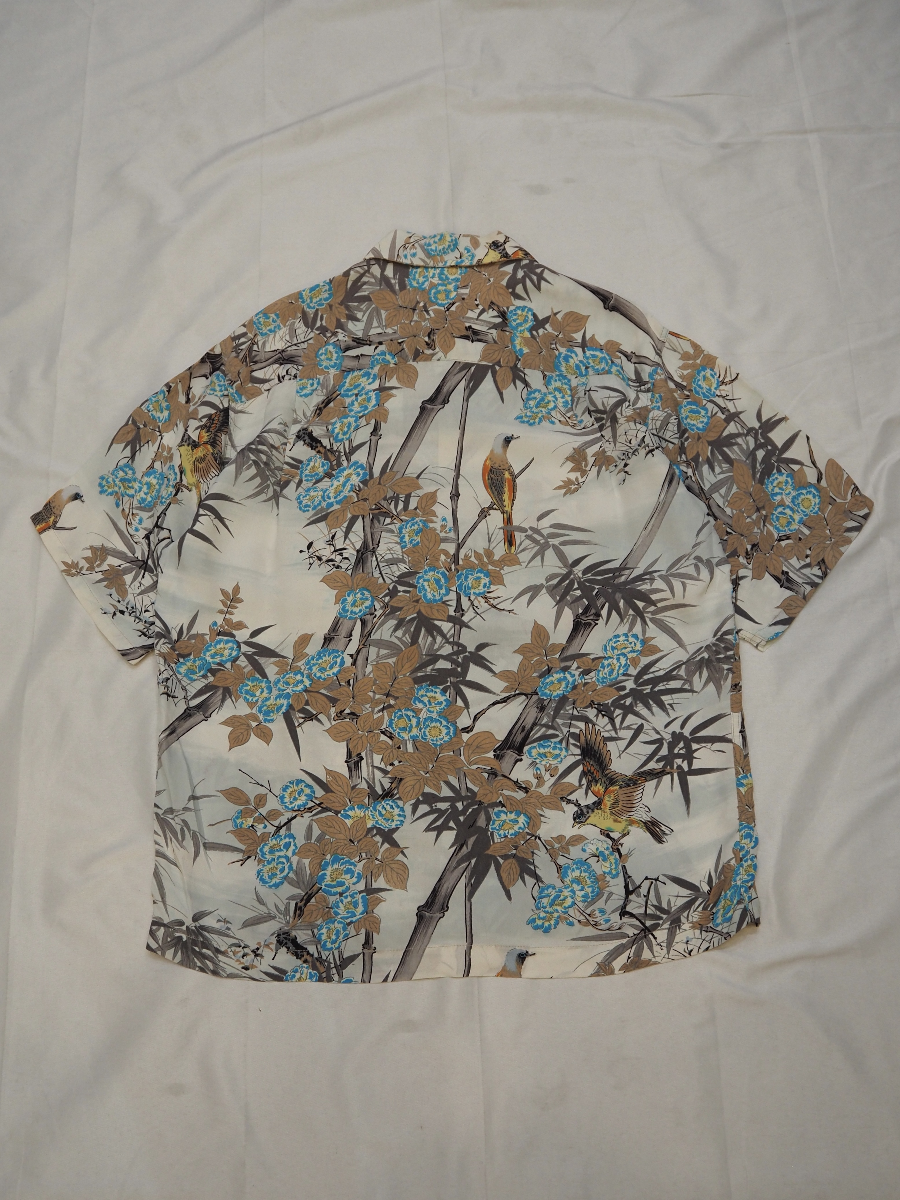 50’s Rayon Hawaiian Shirt 和柄 の画像 9