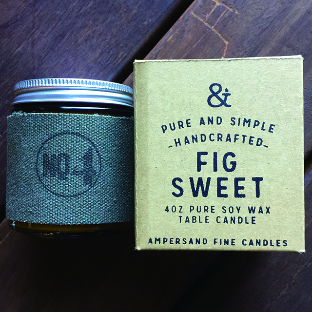4oz Amber Jar Candle -FIG SWEET- キャンドル Candles - 画像1