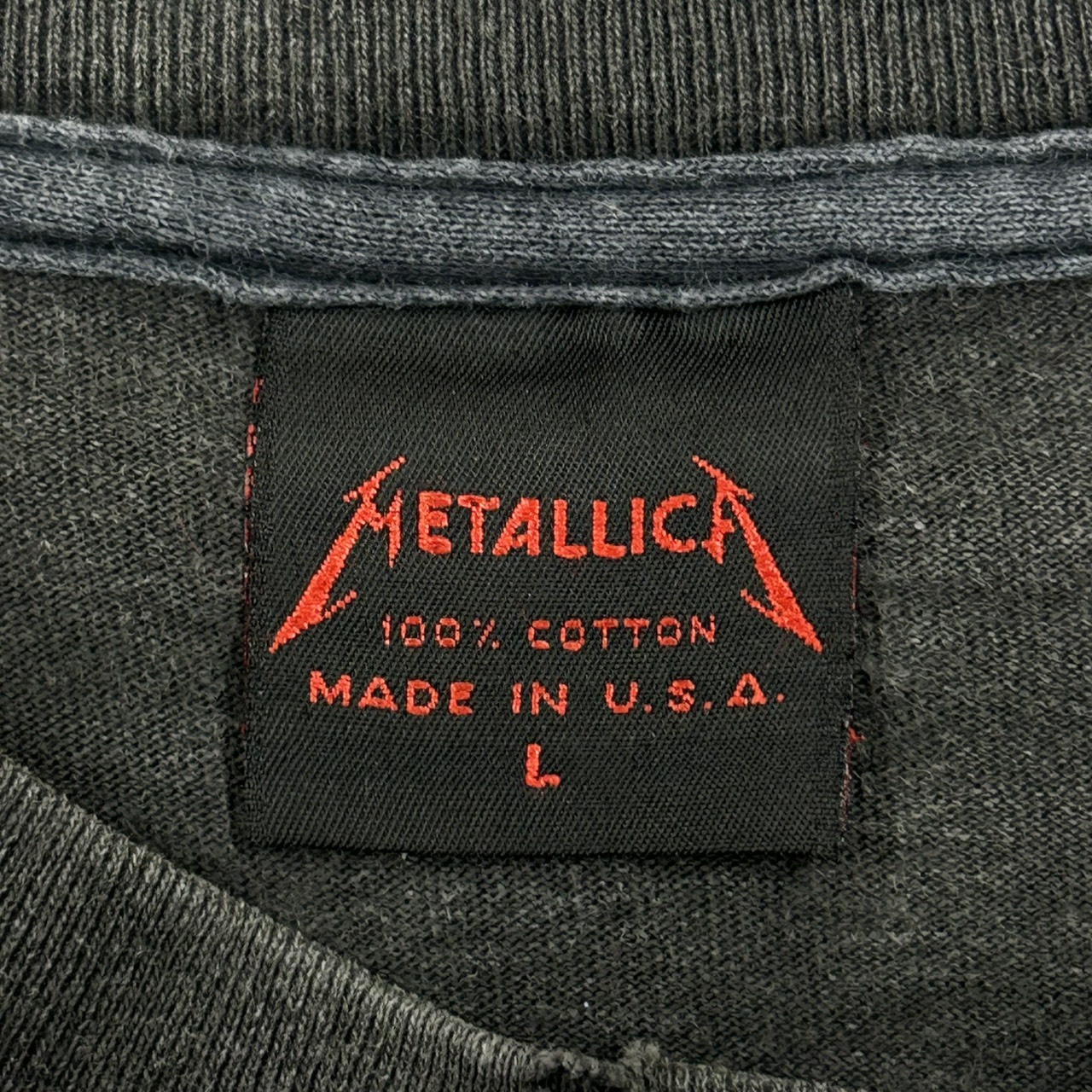 Metallica “...And Justice for All” 90s Vintage Graphic T-Shirt – L の画像 5