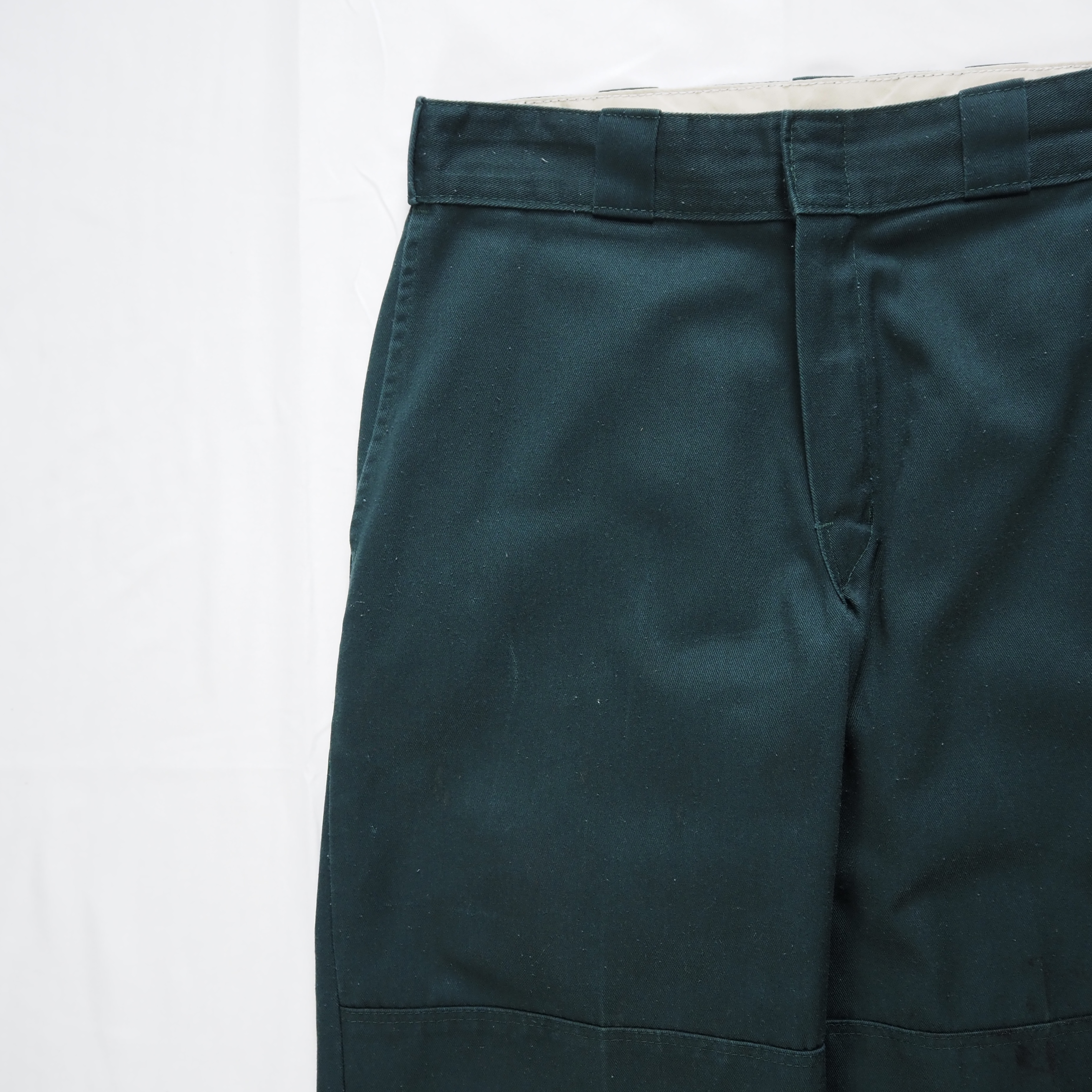 00’s Dickies ダブルニーパンツ グリーン 30×30 の画像 5