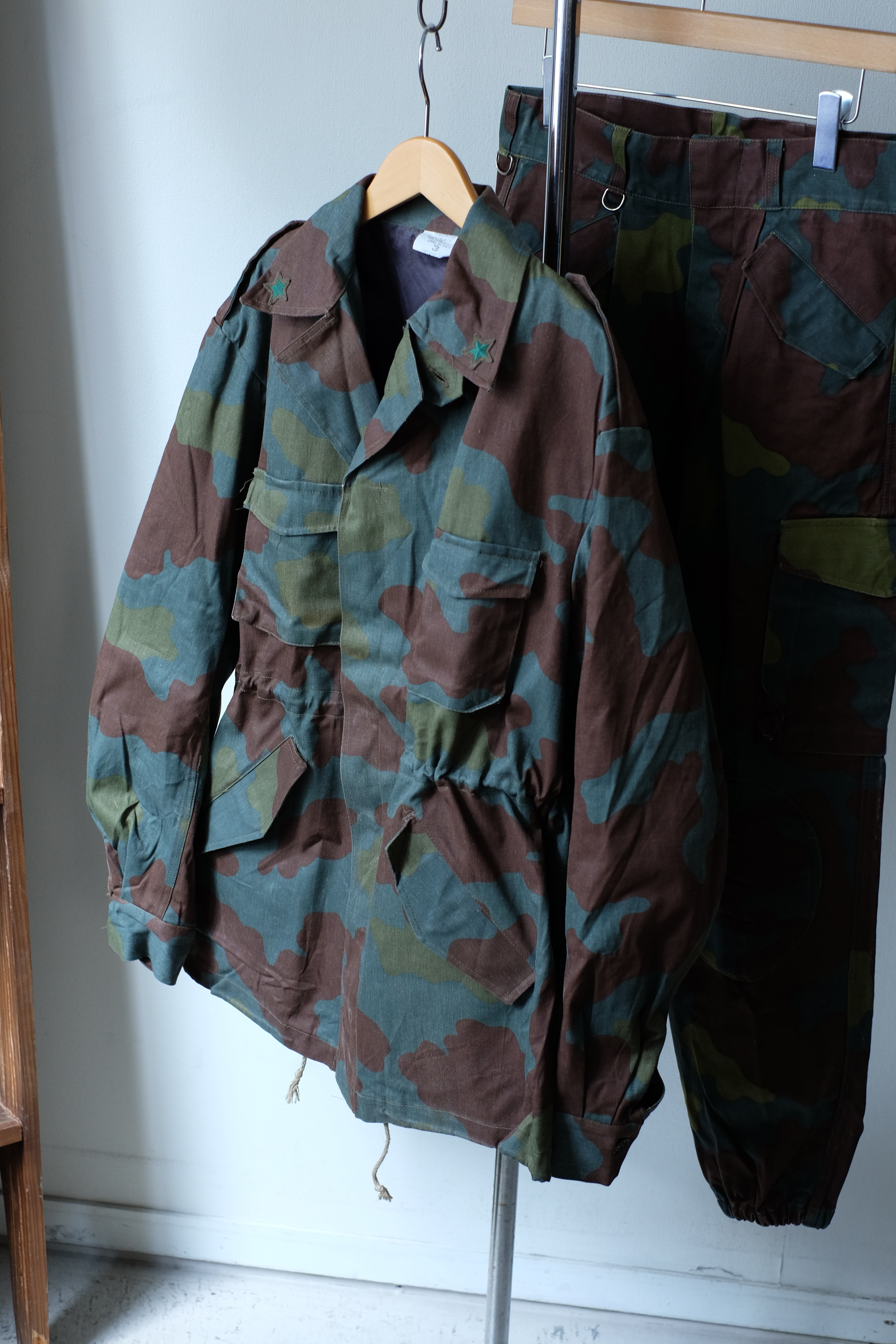 Italian military san marco camo field jacket “one wash” の画像 9