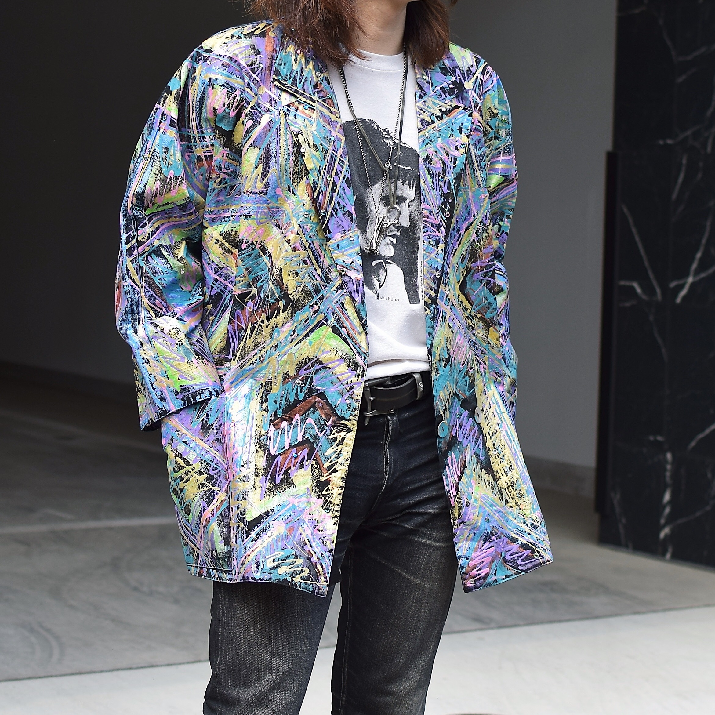Vintage Painted Jacket の画像 3